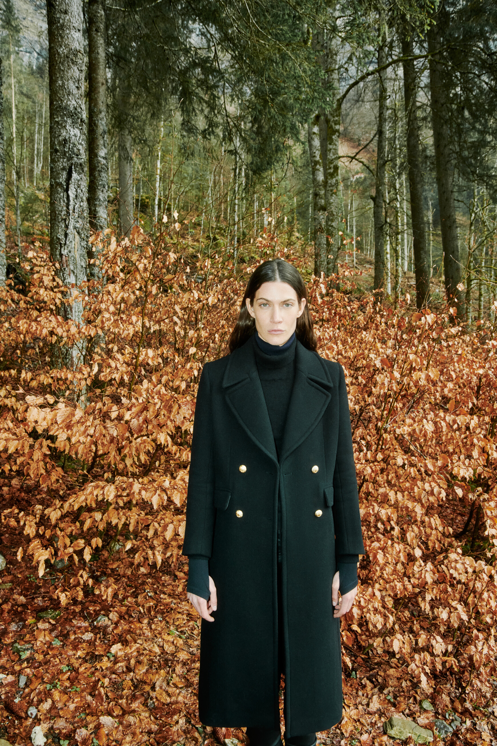 Manteau guimo noir femme