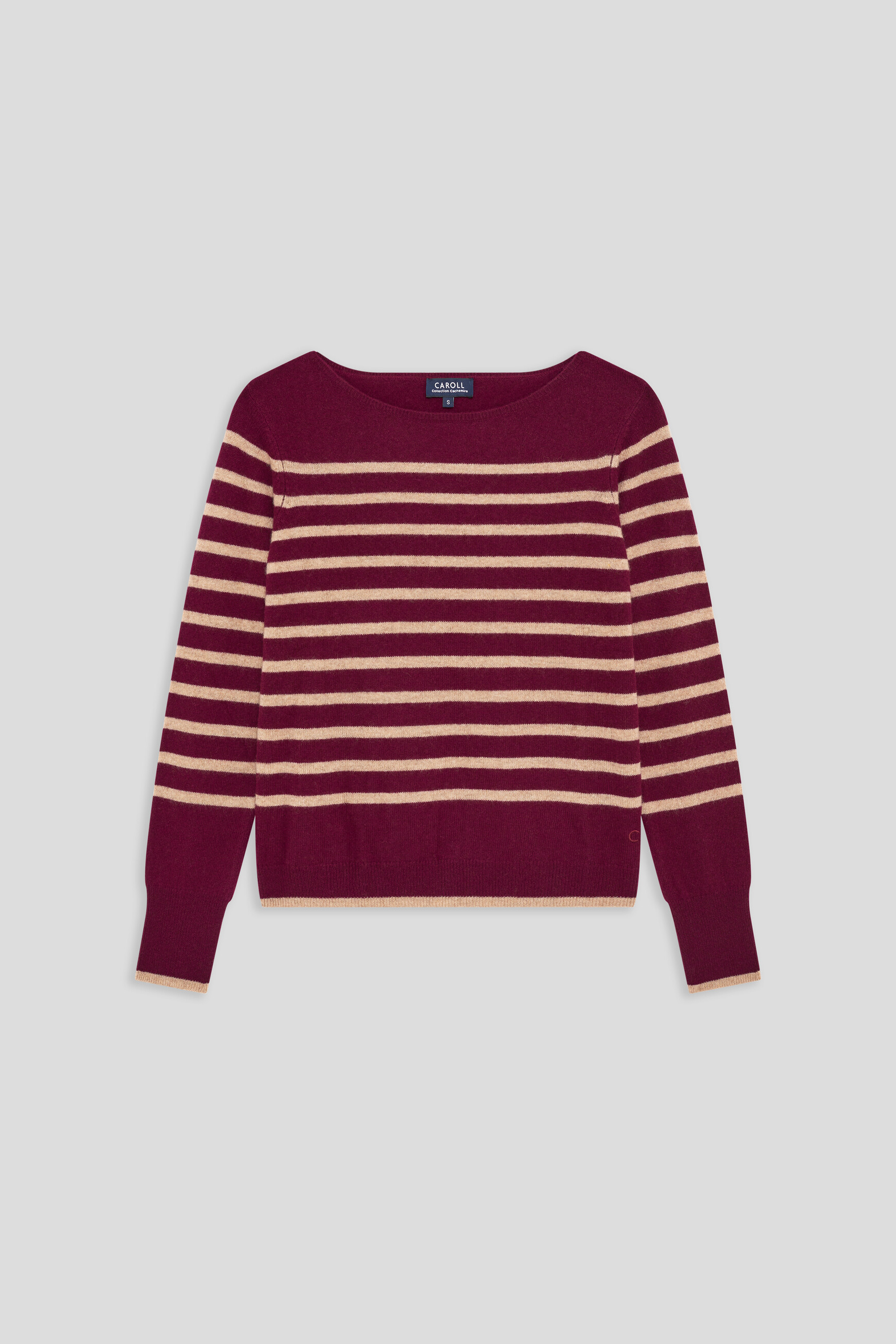 Mzoely 100% cashmere sweater burgundy woman