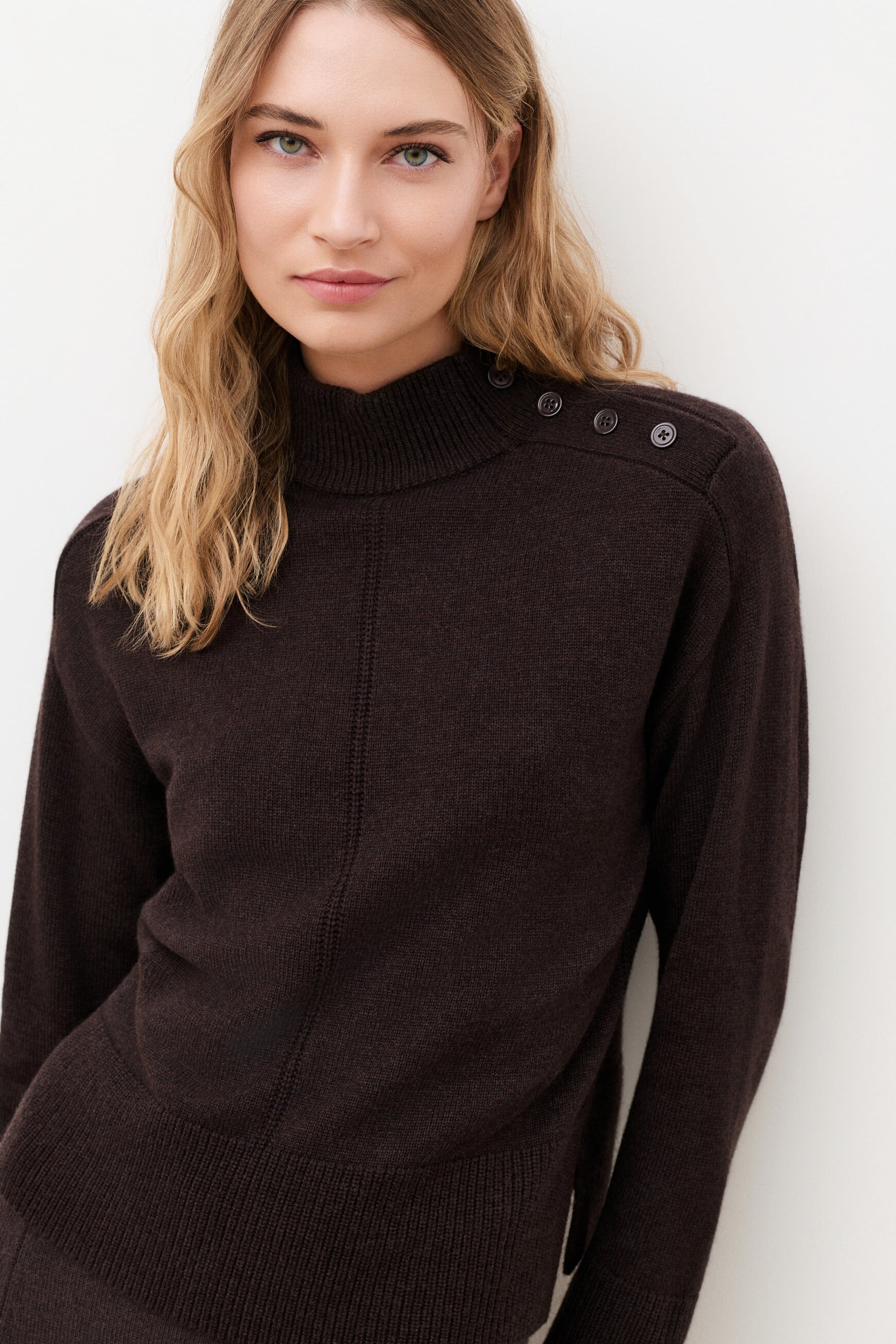 Mwalter sweater dark brown woman
