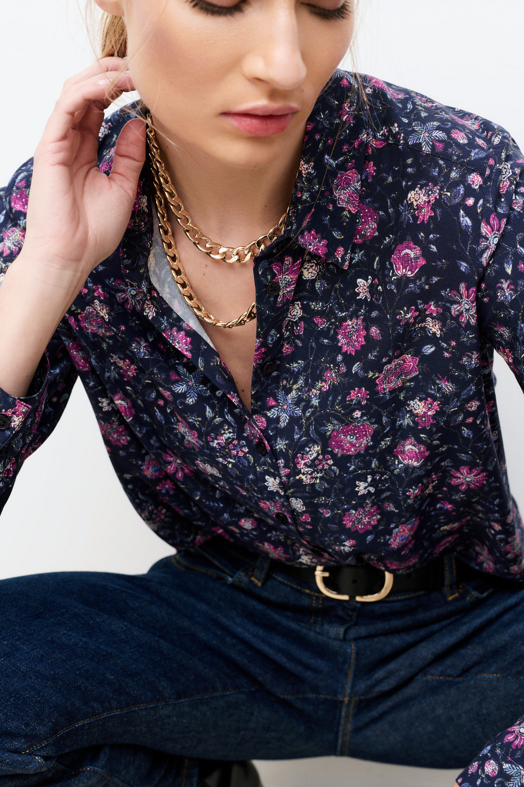 Chemise Cjessica bleu marine femme