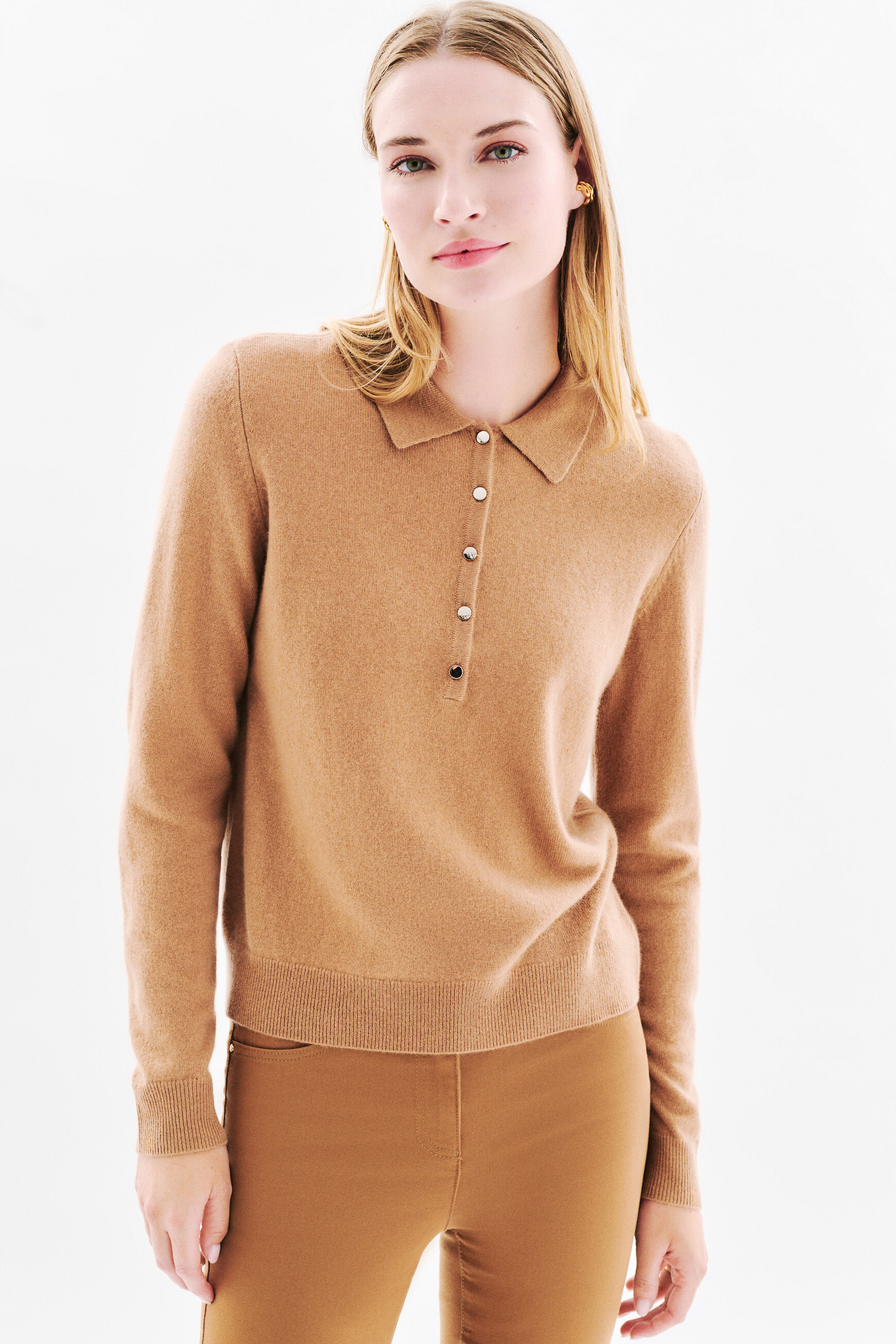 Pullover Mjane aus 100 % Kaschmir kamel damen