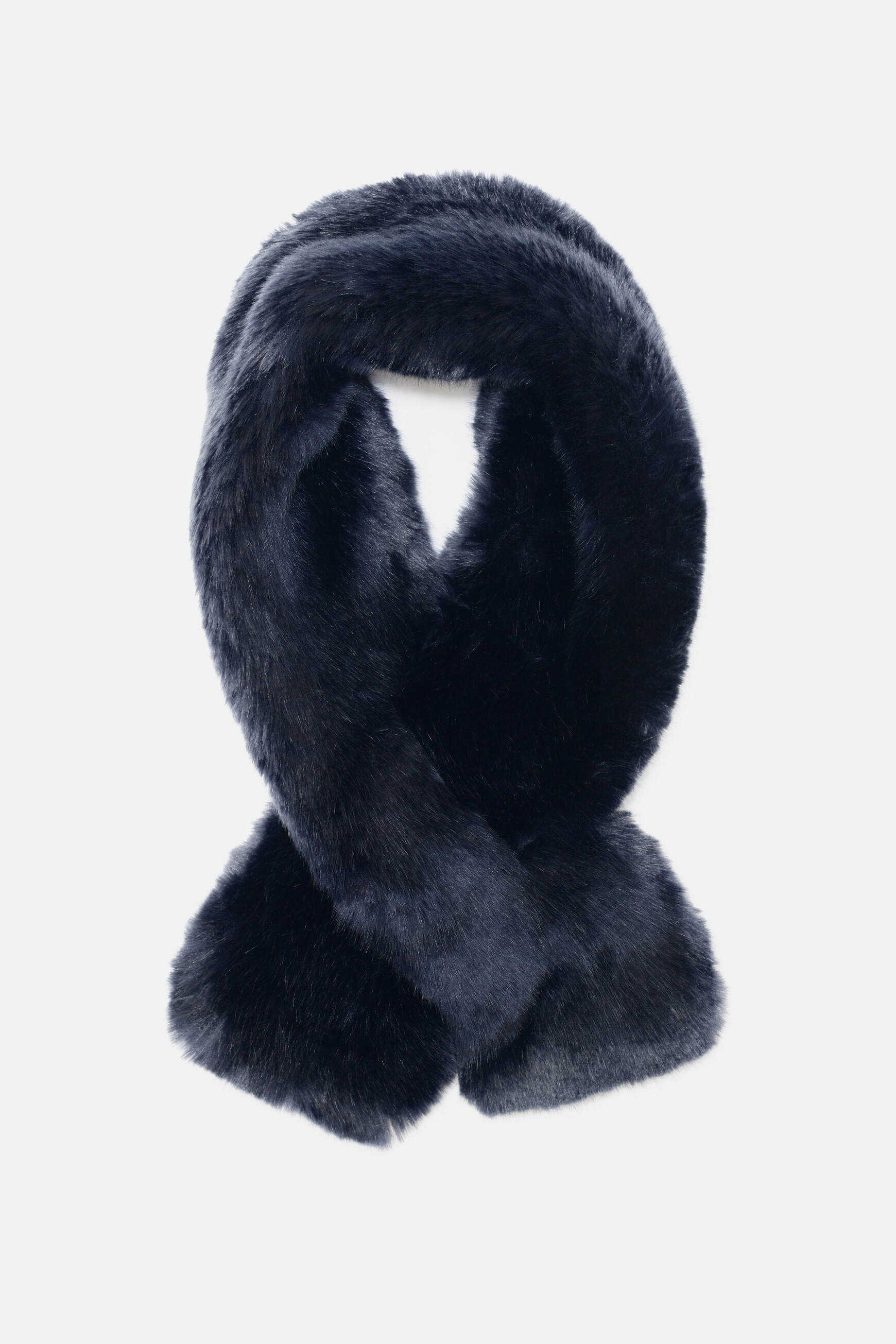 Petunia scarf navy blue woman