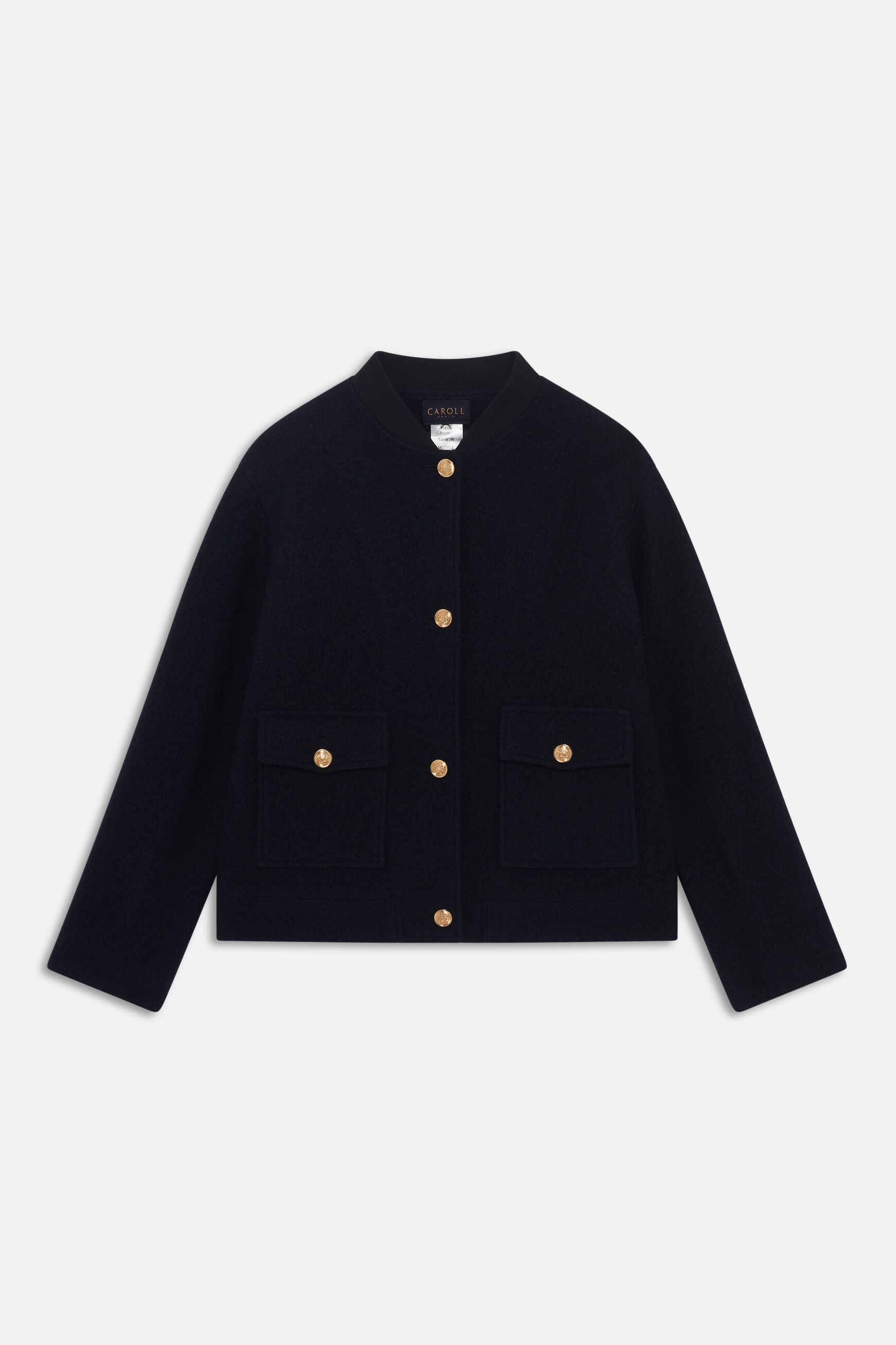 Manteau gvalentin bleu marine femme