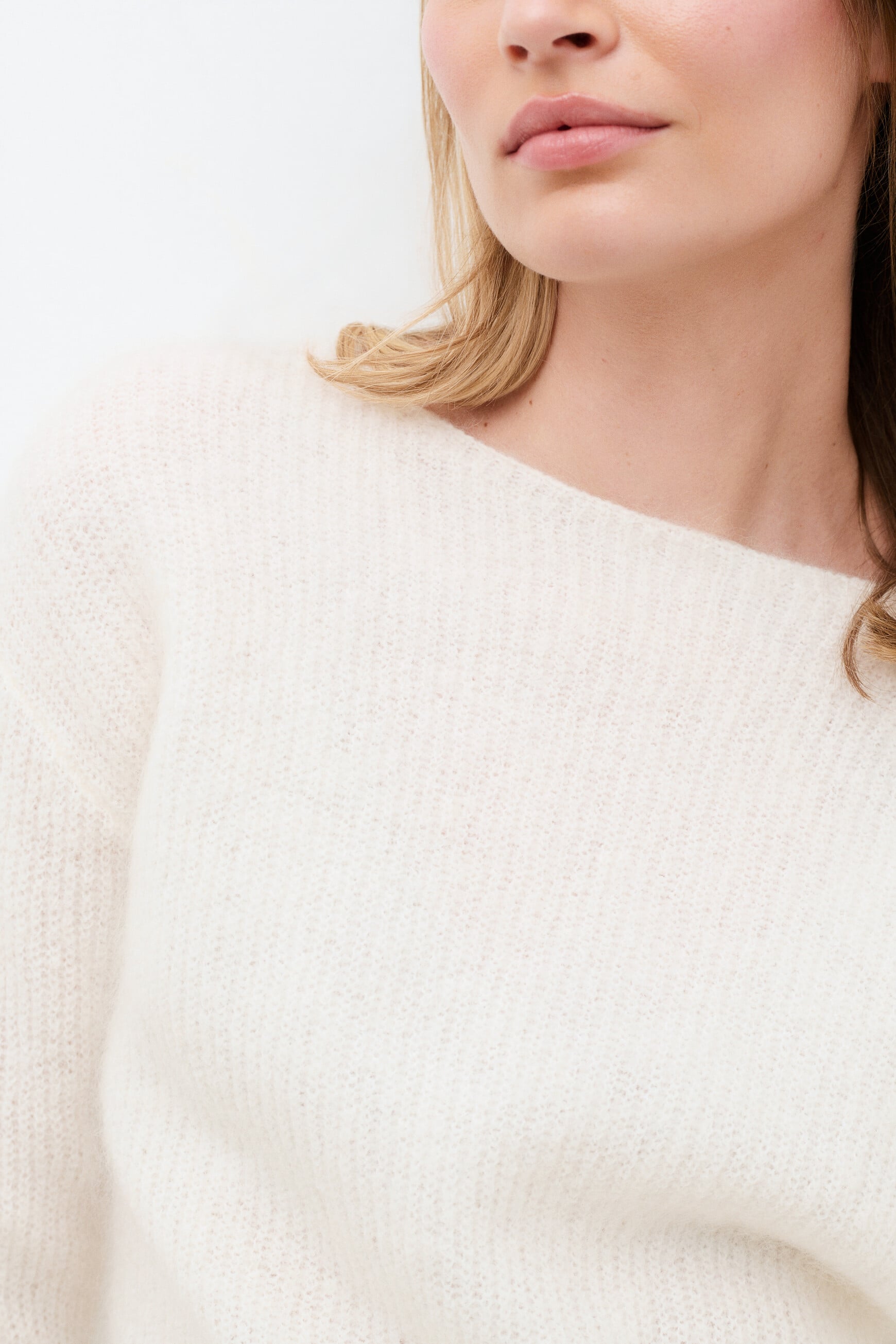 Maggie sweater ecru woman