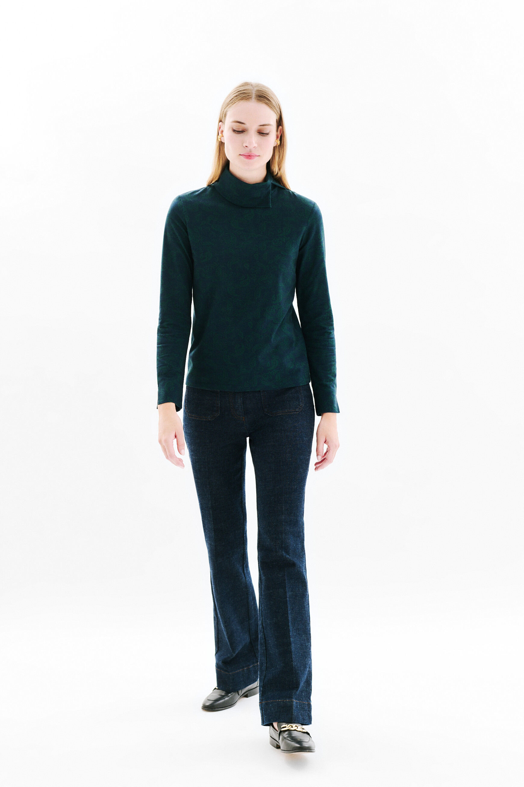 T-shirt Tanoushka3 marineblauw vrouw