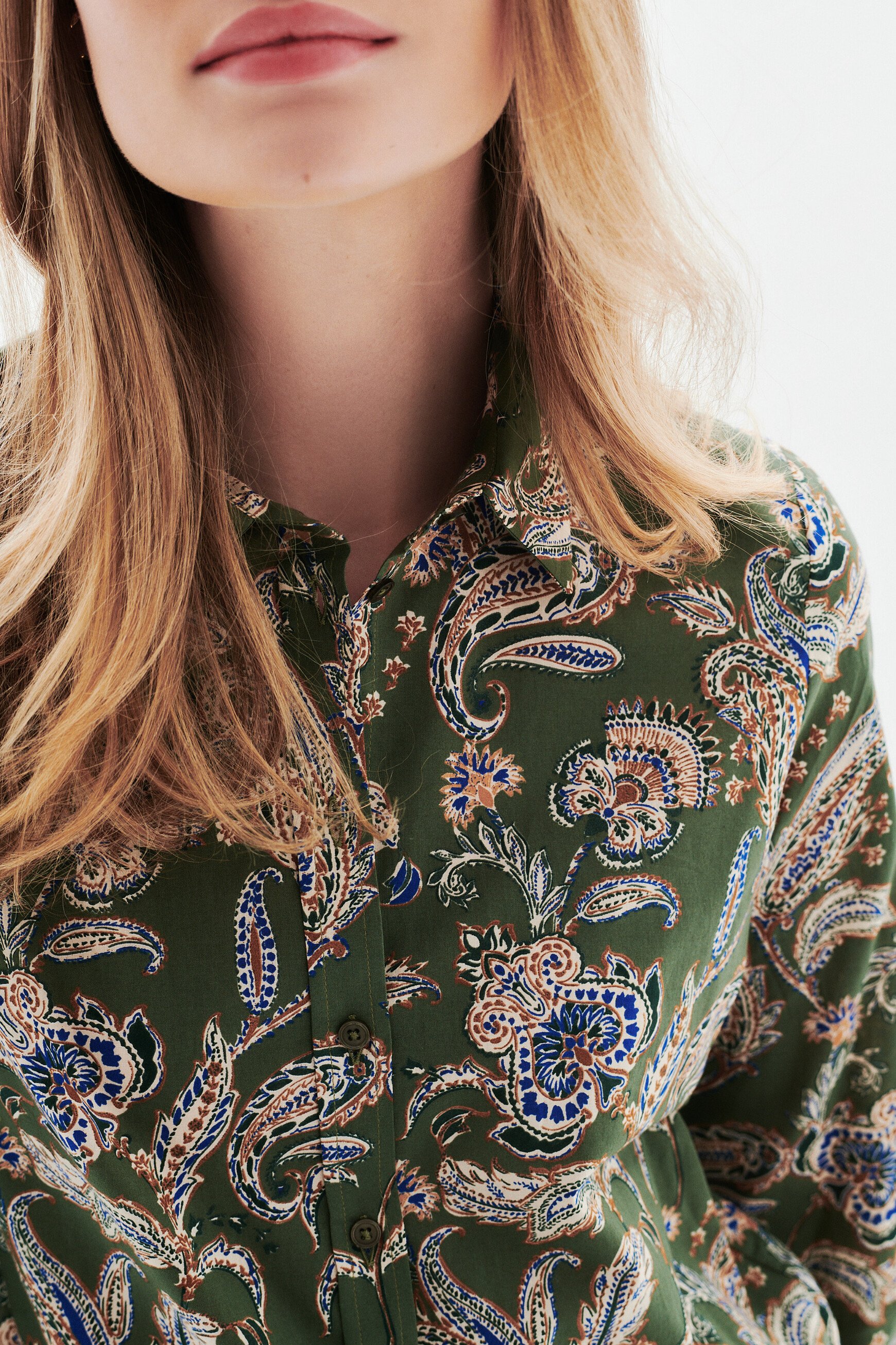 Brenda shirt khaki green woman