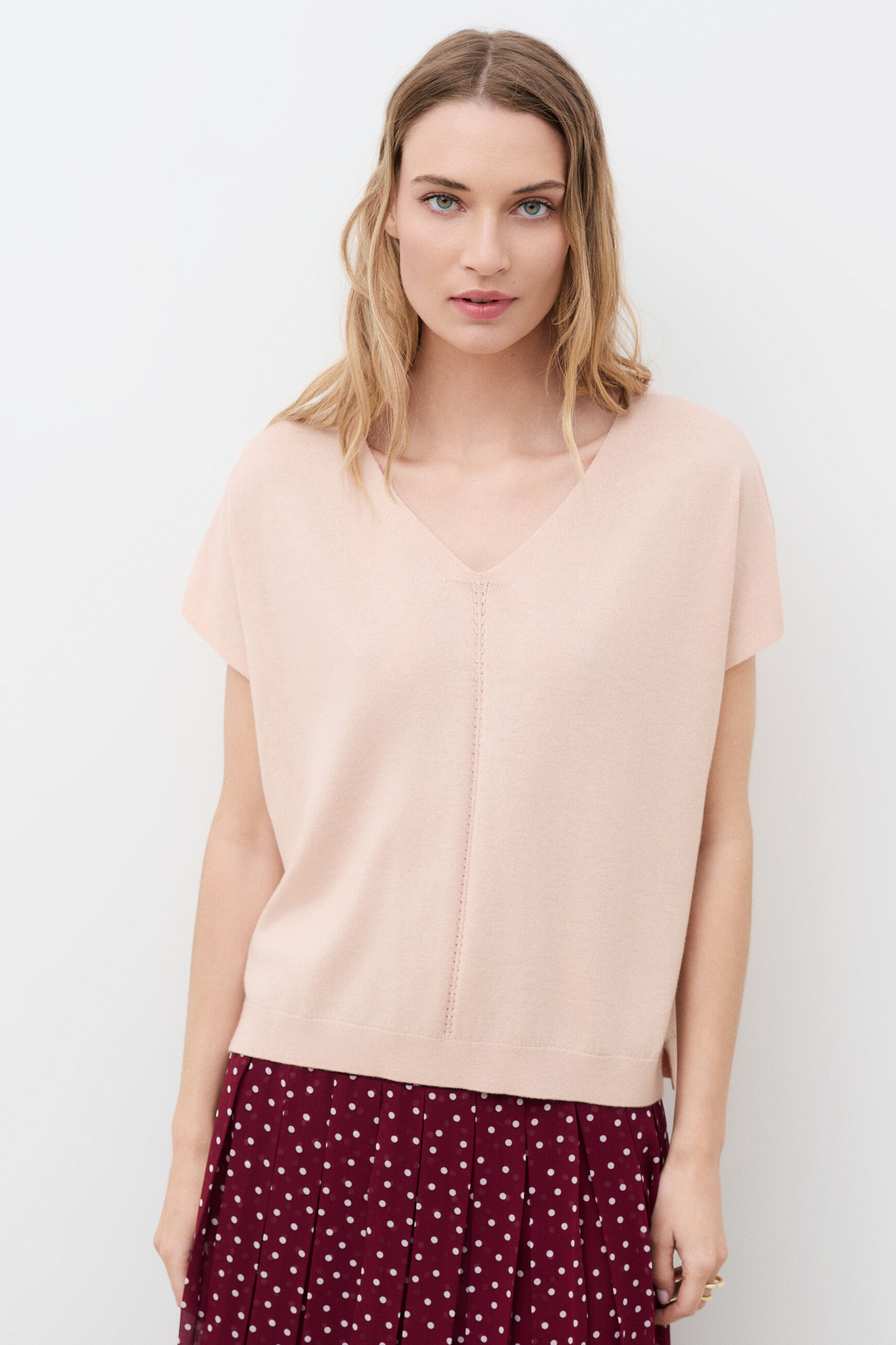 Mrachel sweater light pink woman