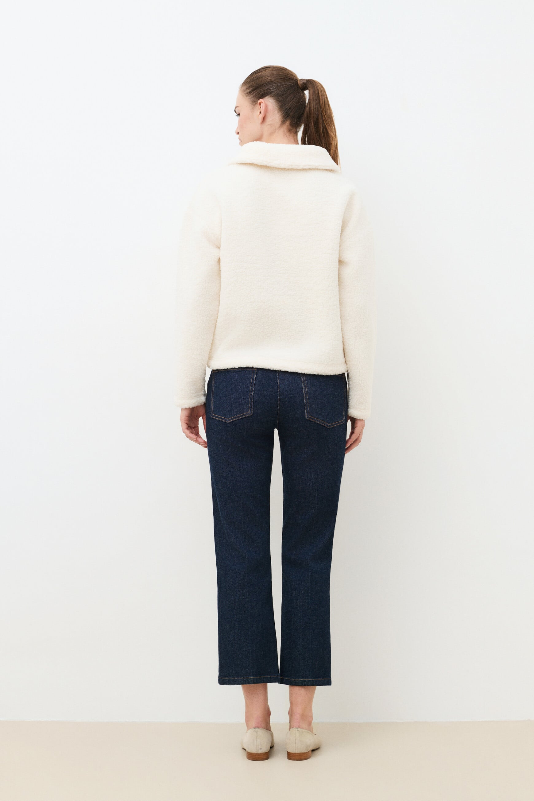 Sweat Tleandro1 ecru woman