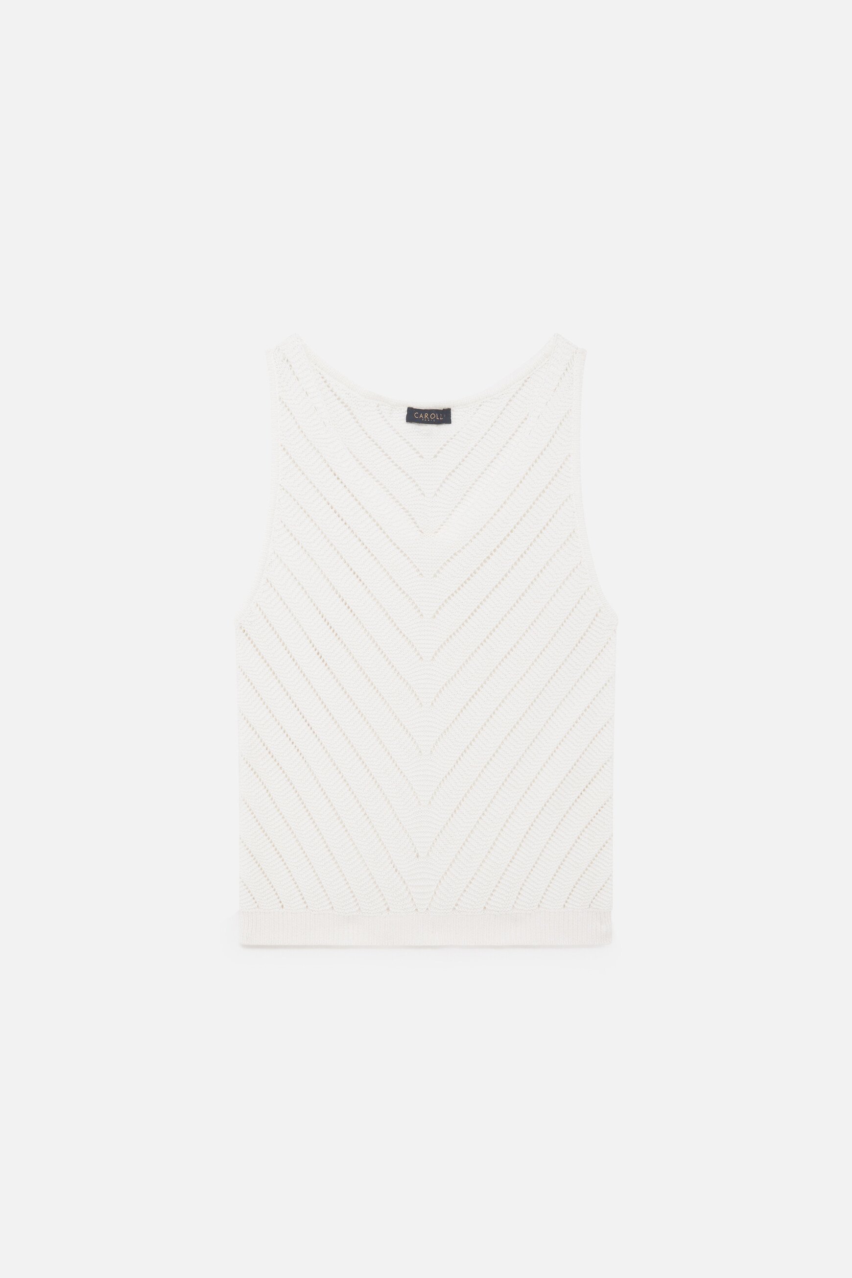 pull manel blanc femme Pull manel blanc femme