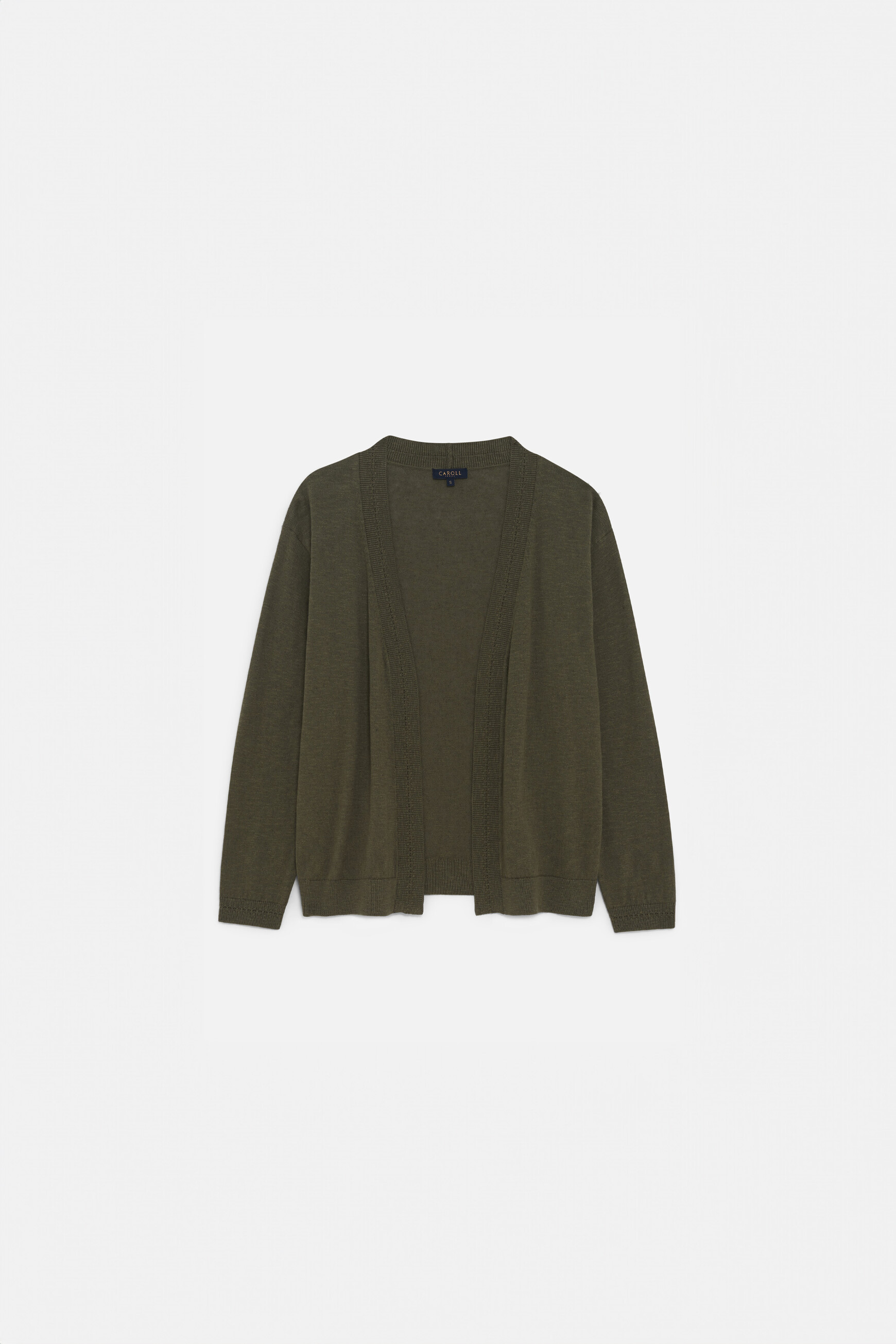 meg cardigan khaki green woman