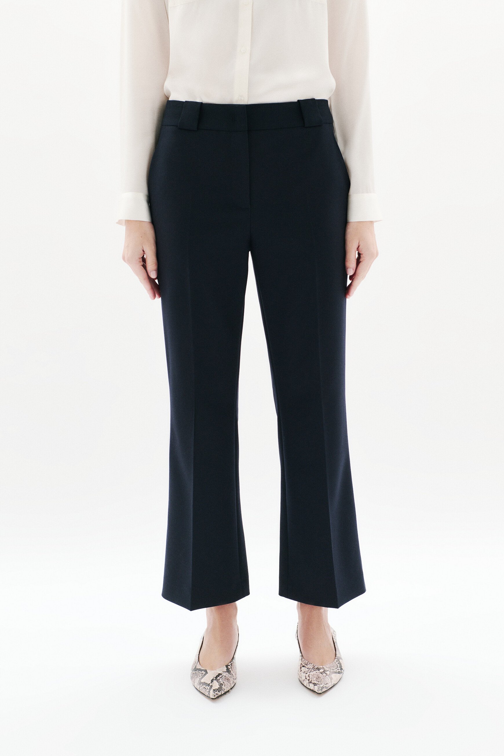 Pelagie trousers navy blue woman