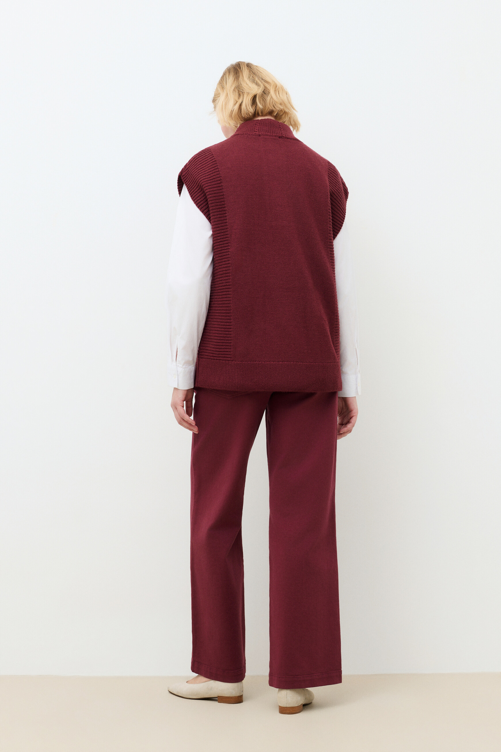Mvilem sweater burgundy woman