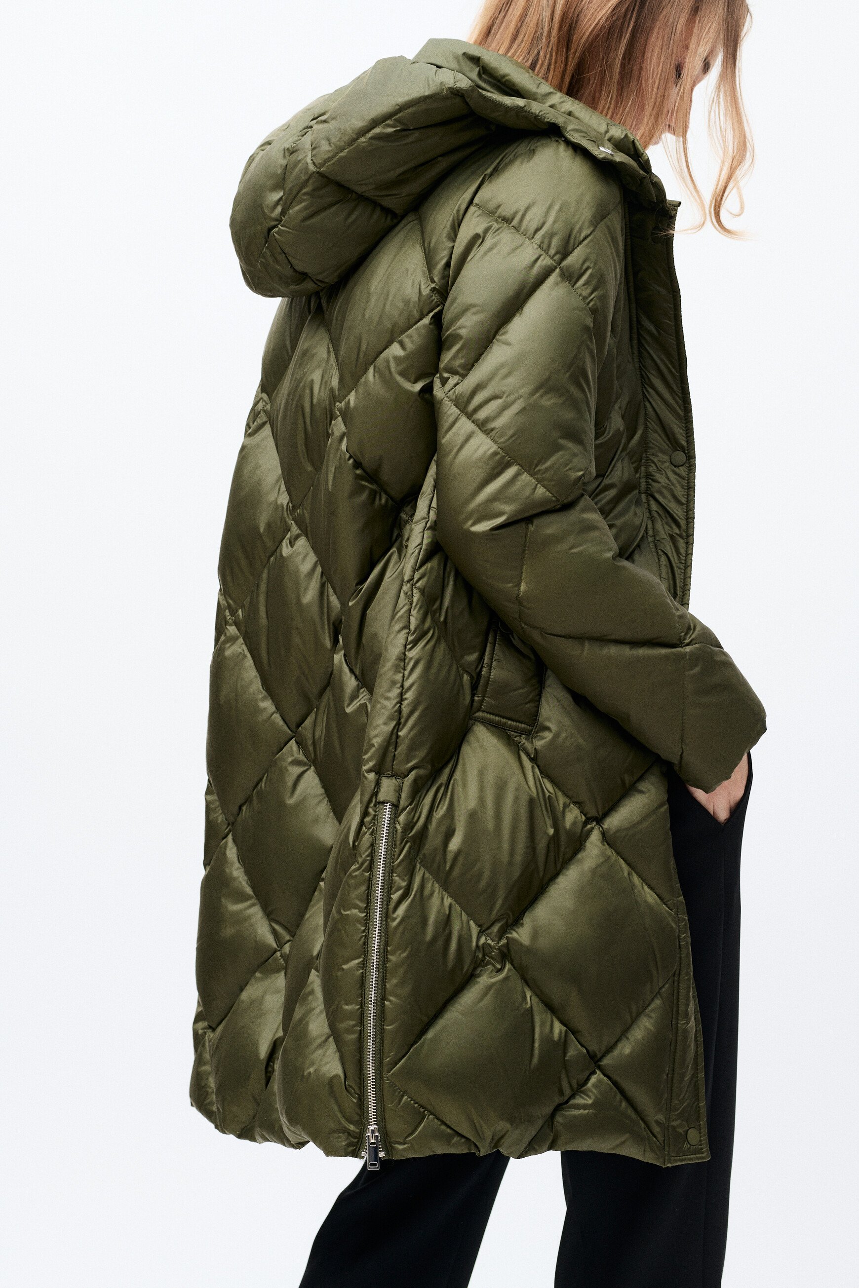 Doudoune gavone vert clair femme