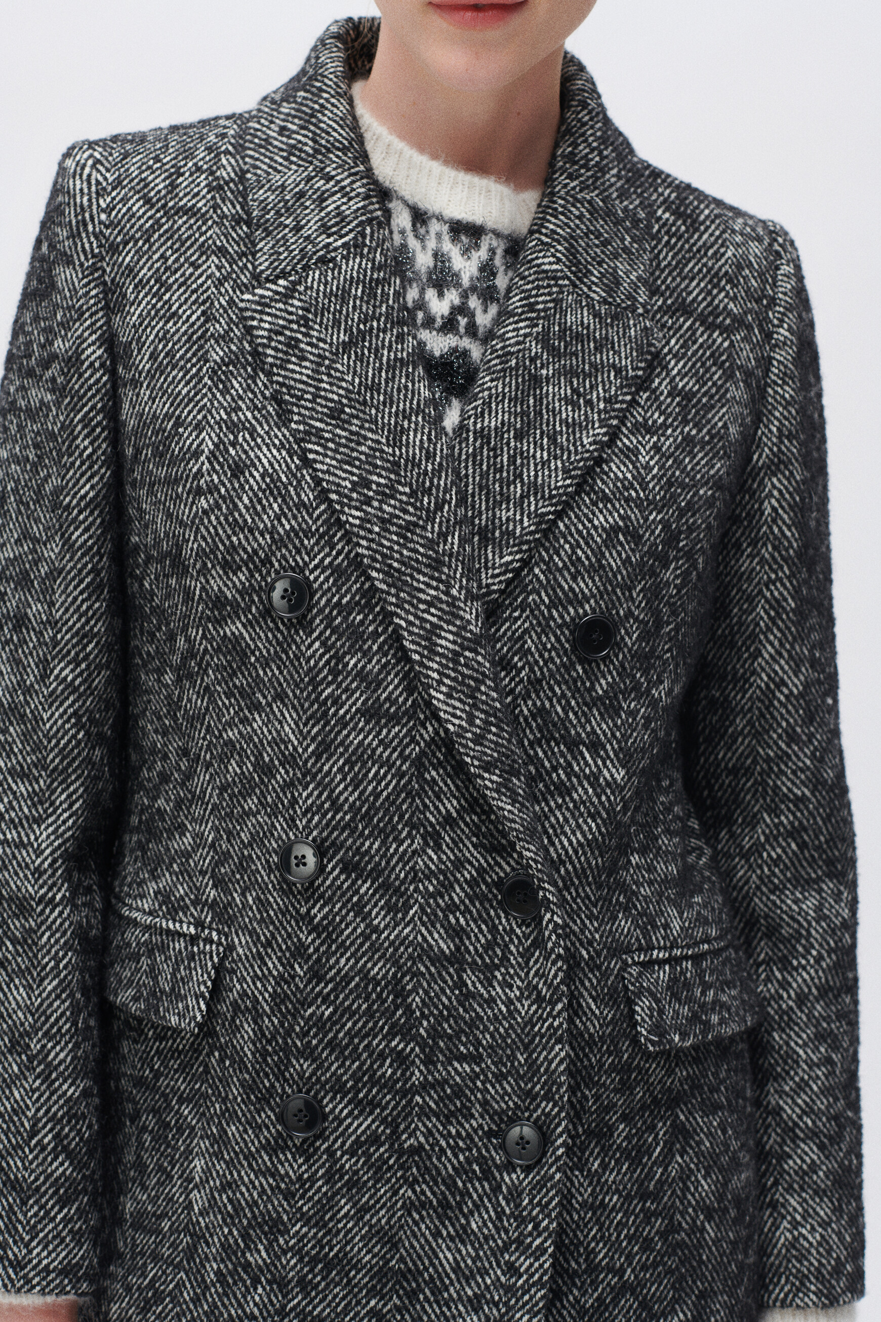 Ganix coat dark grey woman