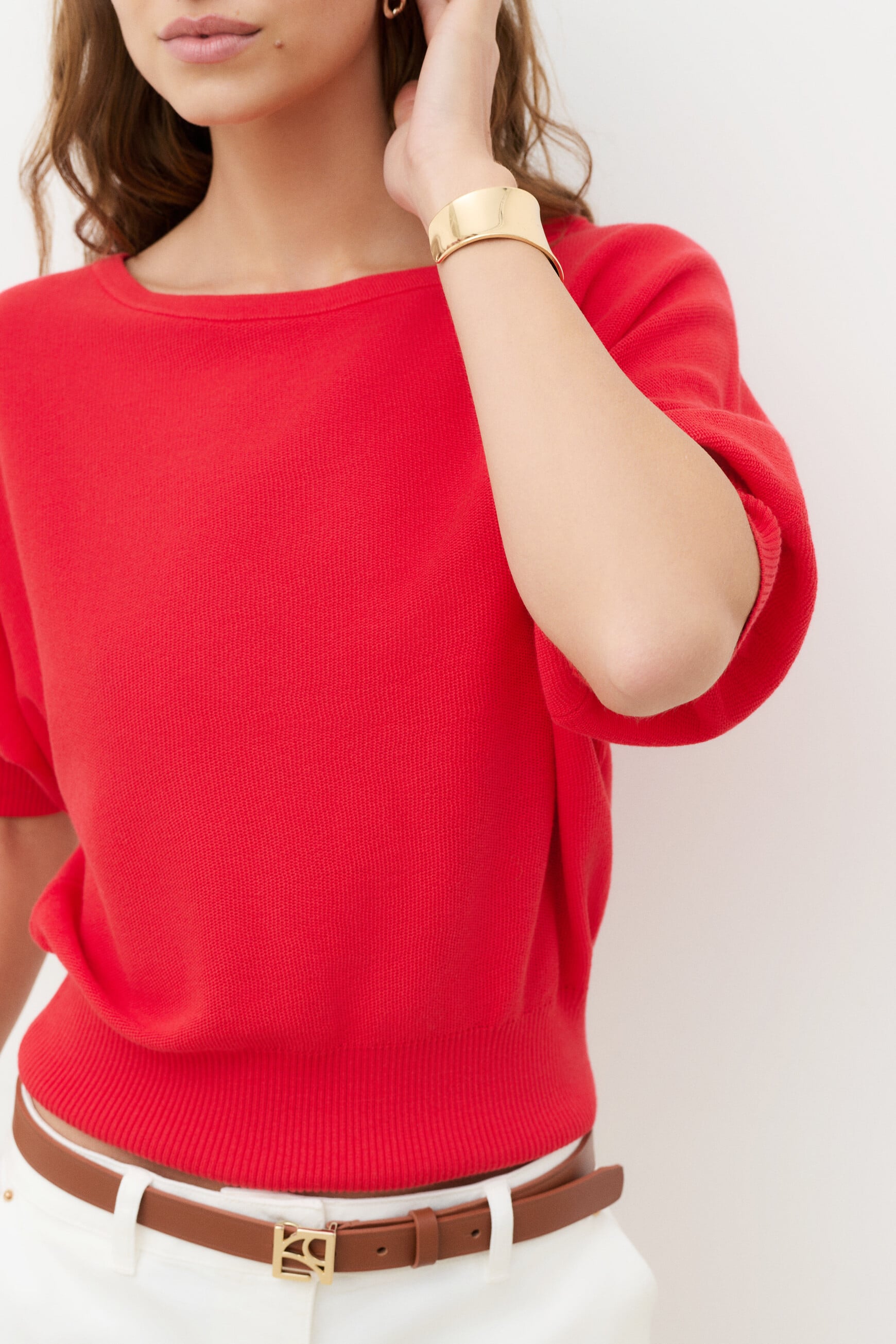 Pull Joan rouge femme