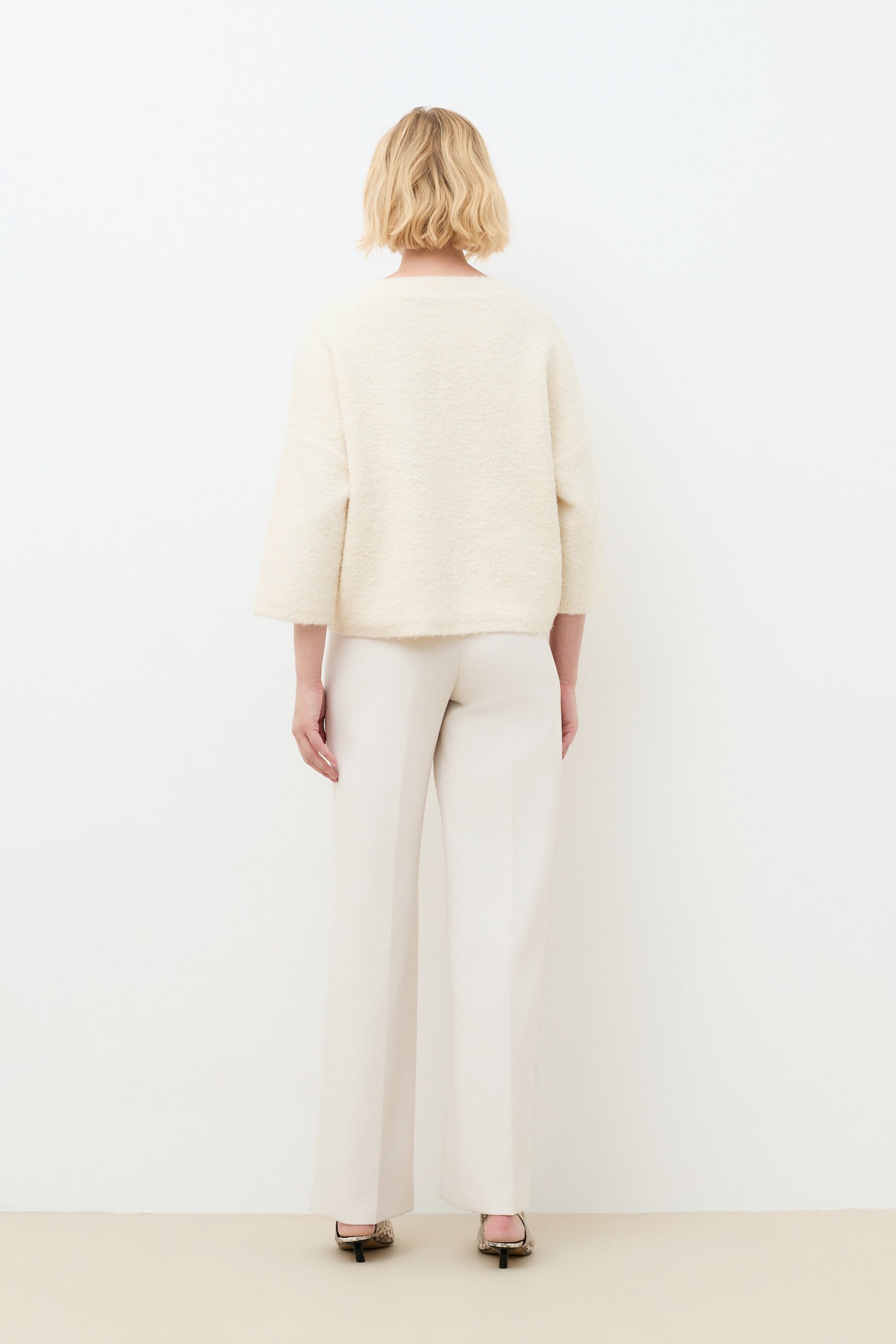 Mwinter sweater ecru woman