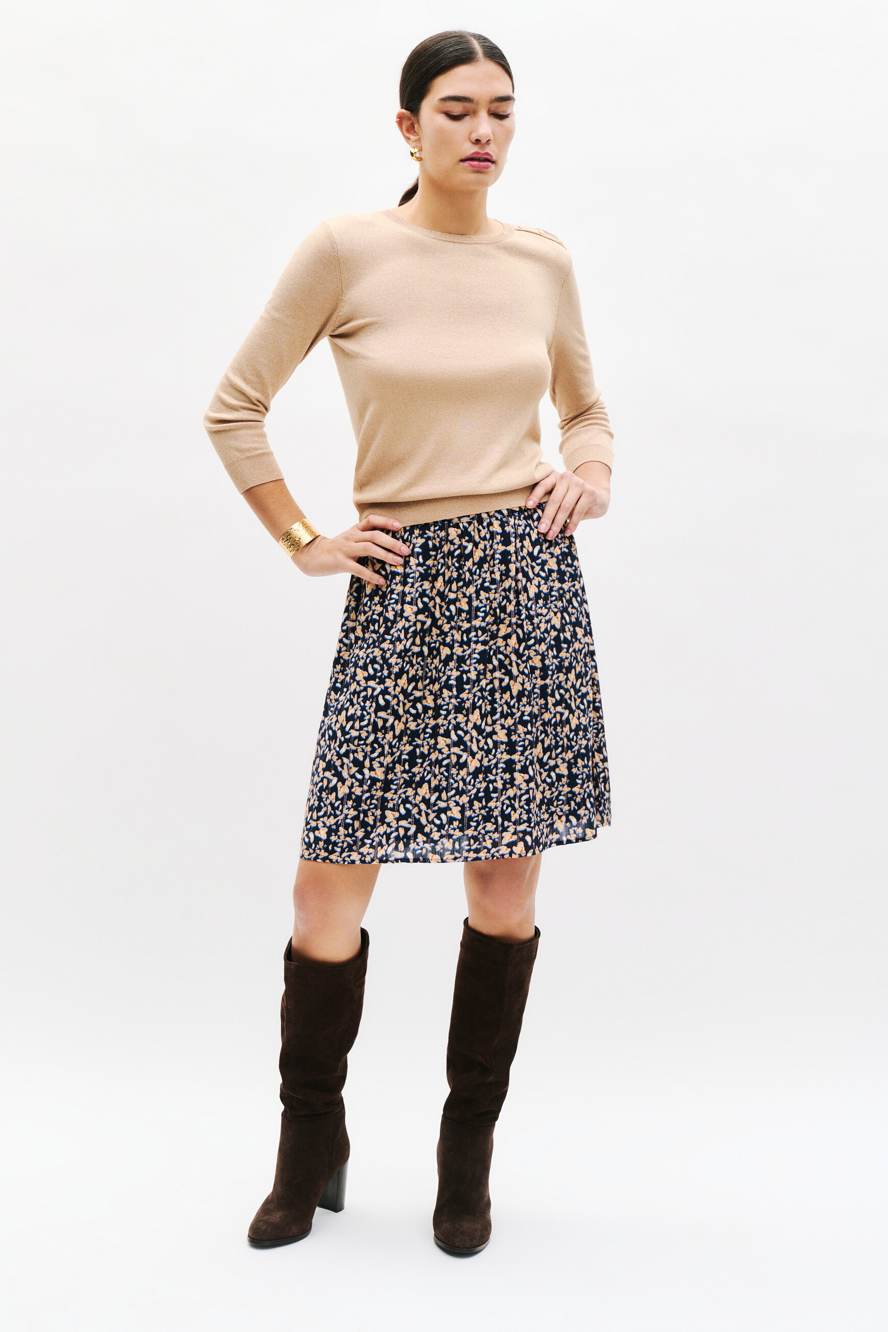jupe jela bleu marine femme Jupe Jela bleu marine femme