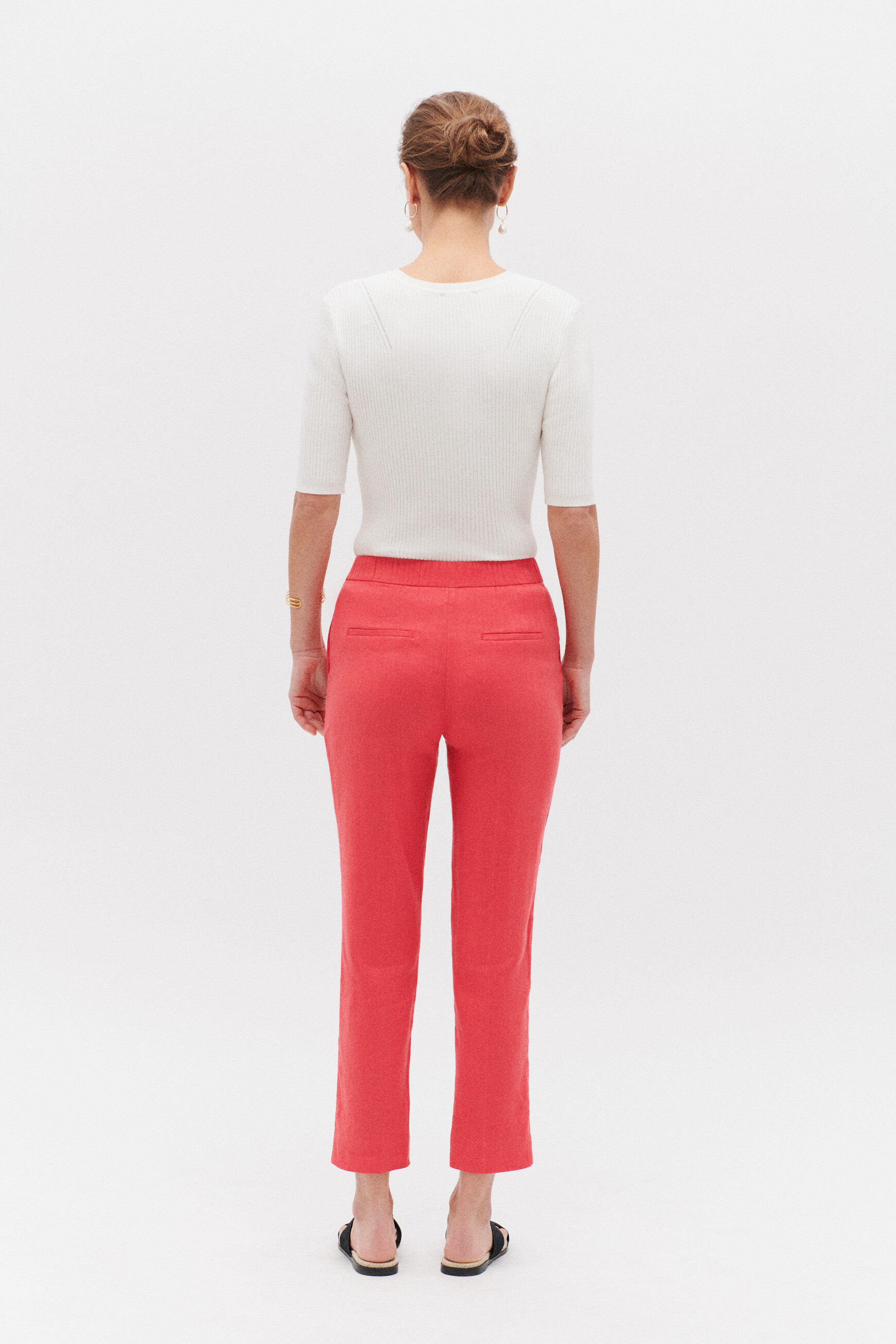 pantalon allan rouge femme pantalon allan rouge femme