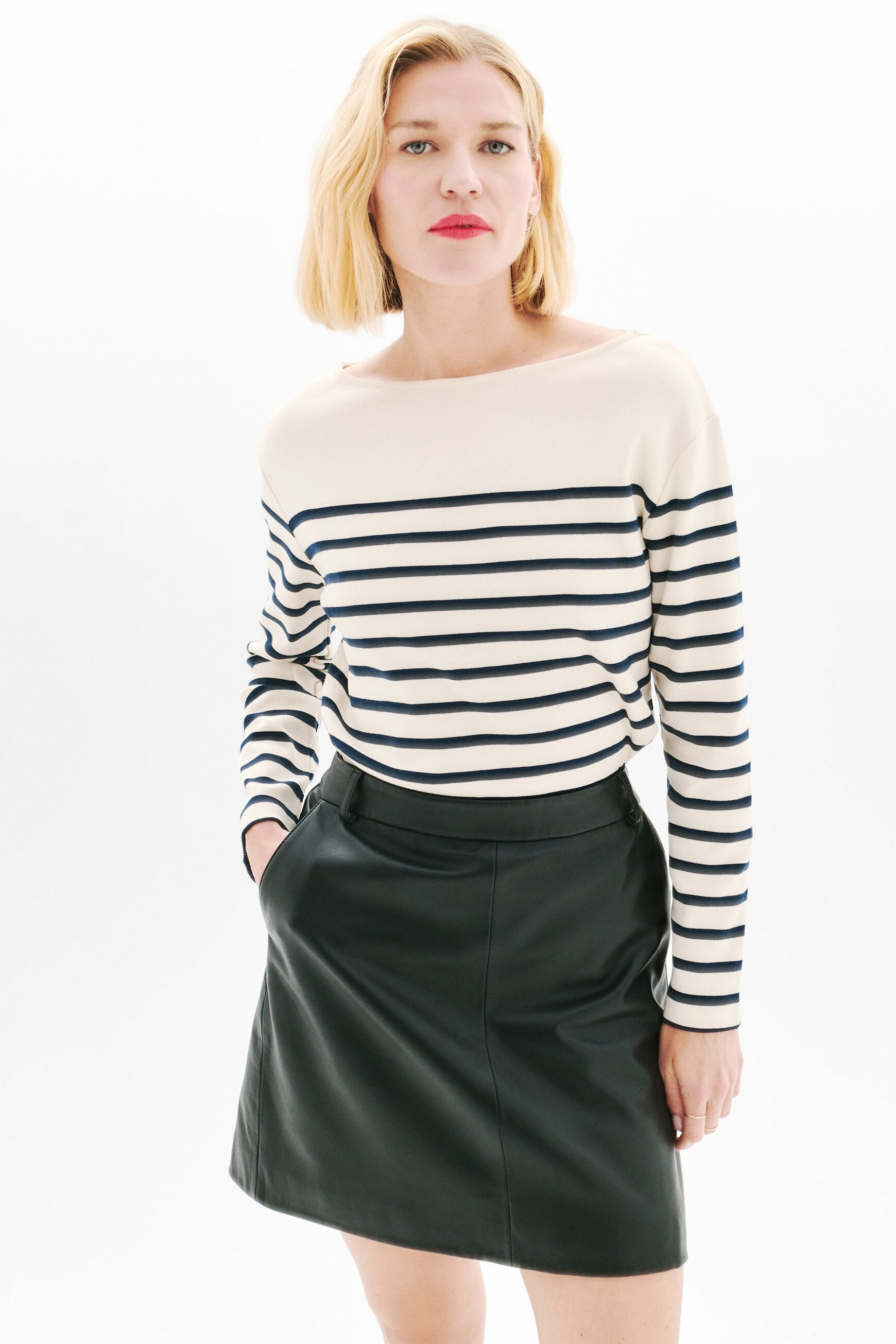 T-shirt Tcassandre bleu marine femme