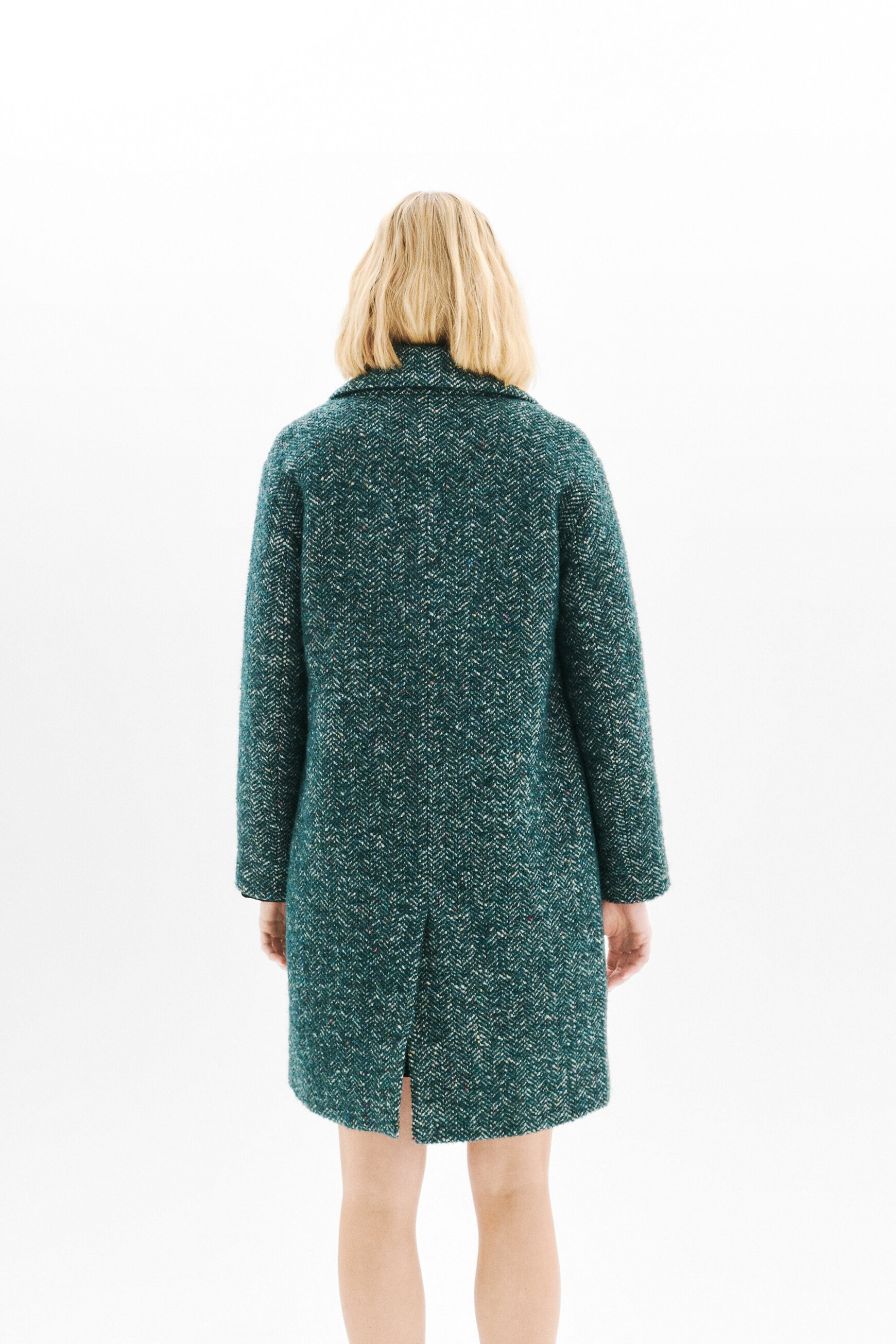 manteau grissini bleu canard femme Manteau Grissini bleu canard femme