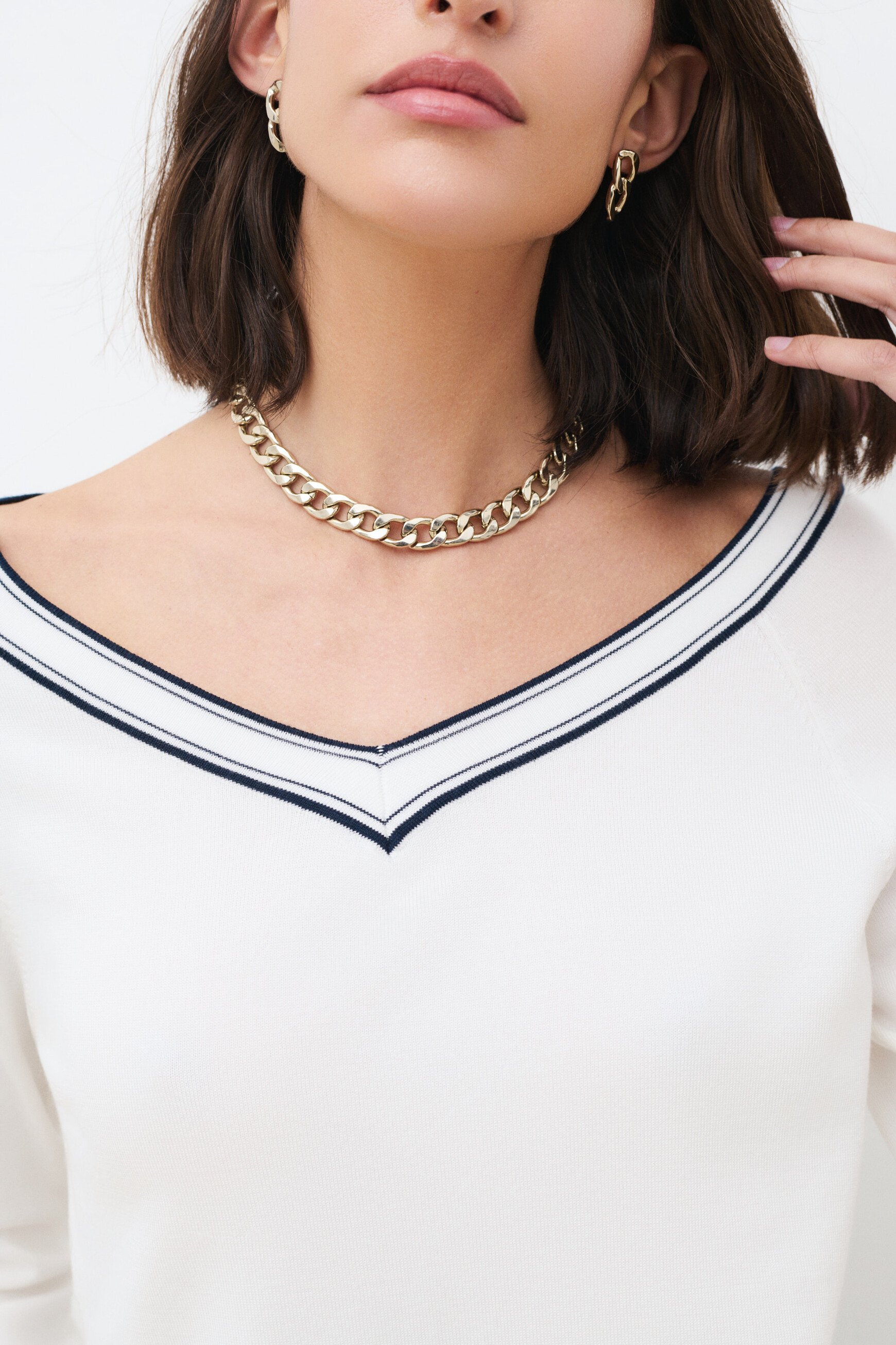 Madeleine sweater ecru woman