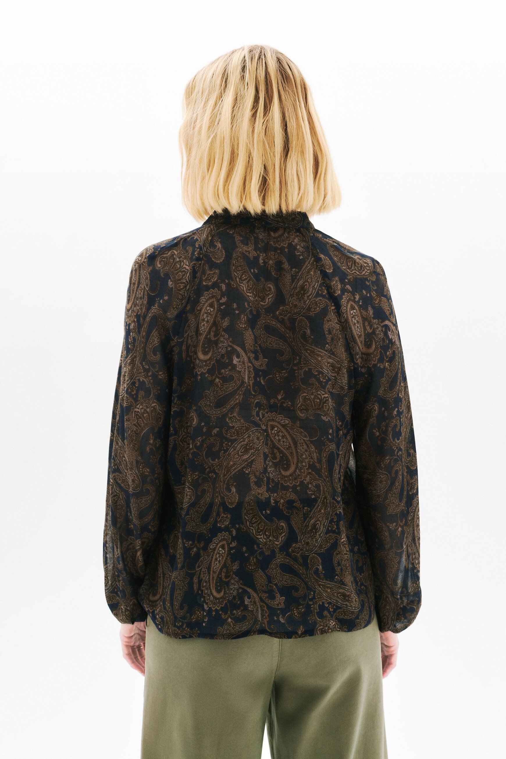 csylvia blouse navy blue woman Csylvia blouse navy blue woman
