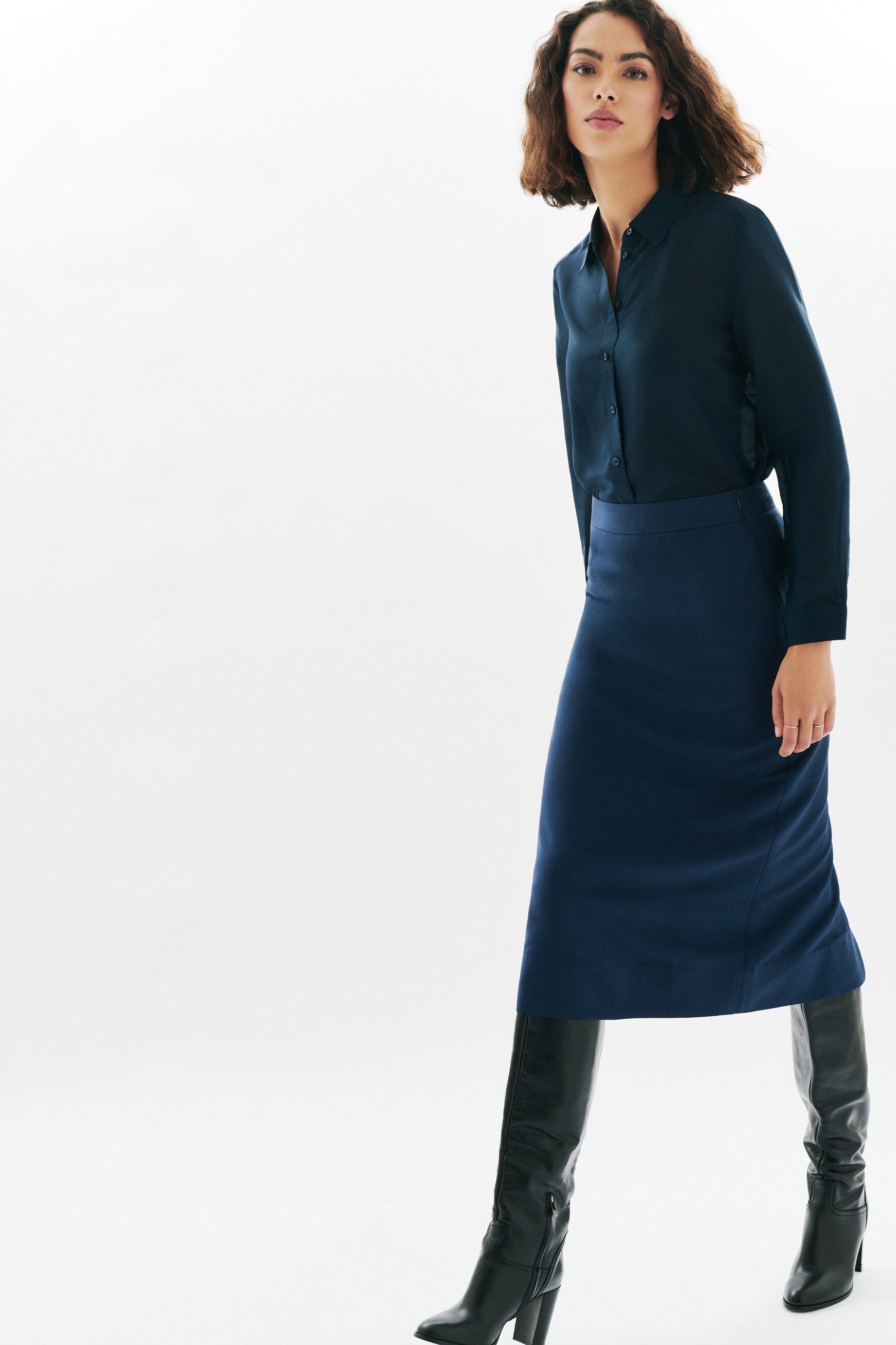 cassis shirt navy blue woman Cassis shirt navy blue woman