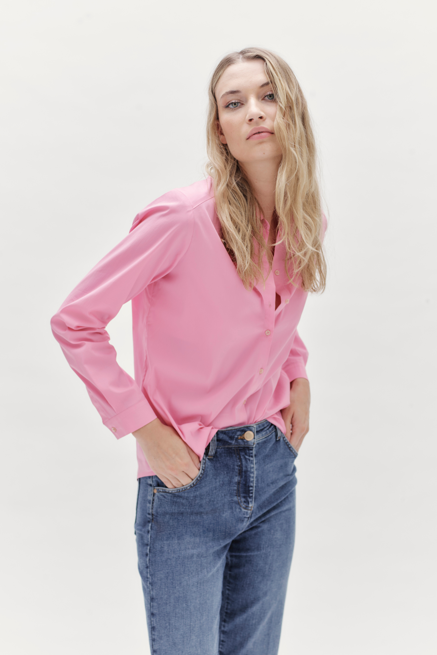 chemisier jessica pop rose fushia femme chemisier jessica pop rose fushia femme