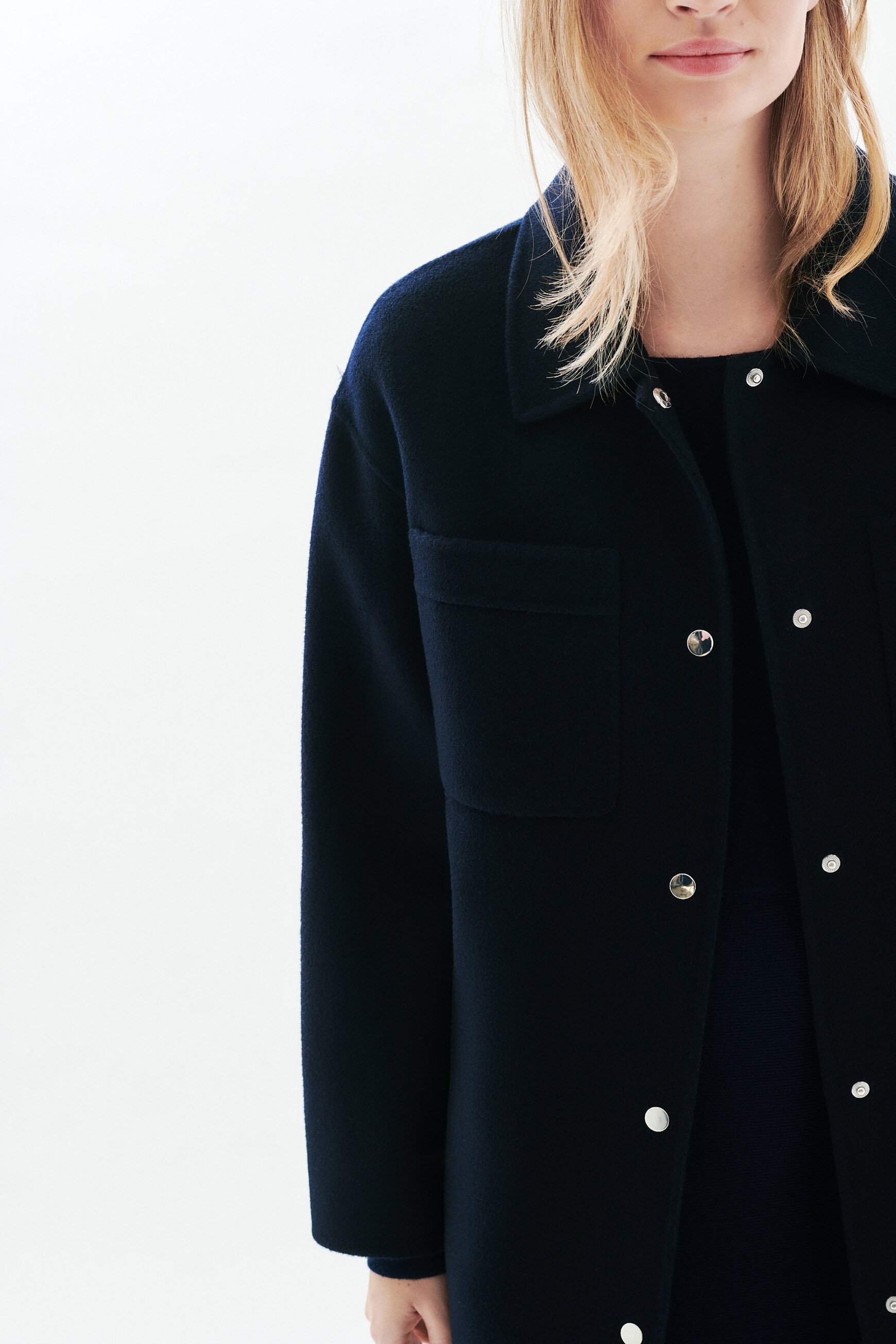 Manteau Gsomero bleu marine femme