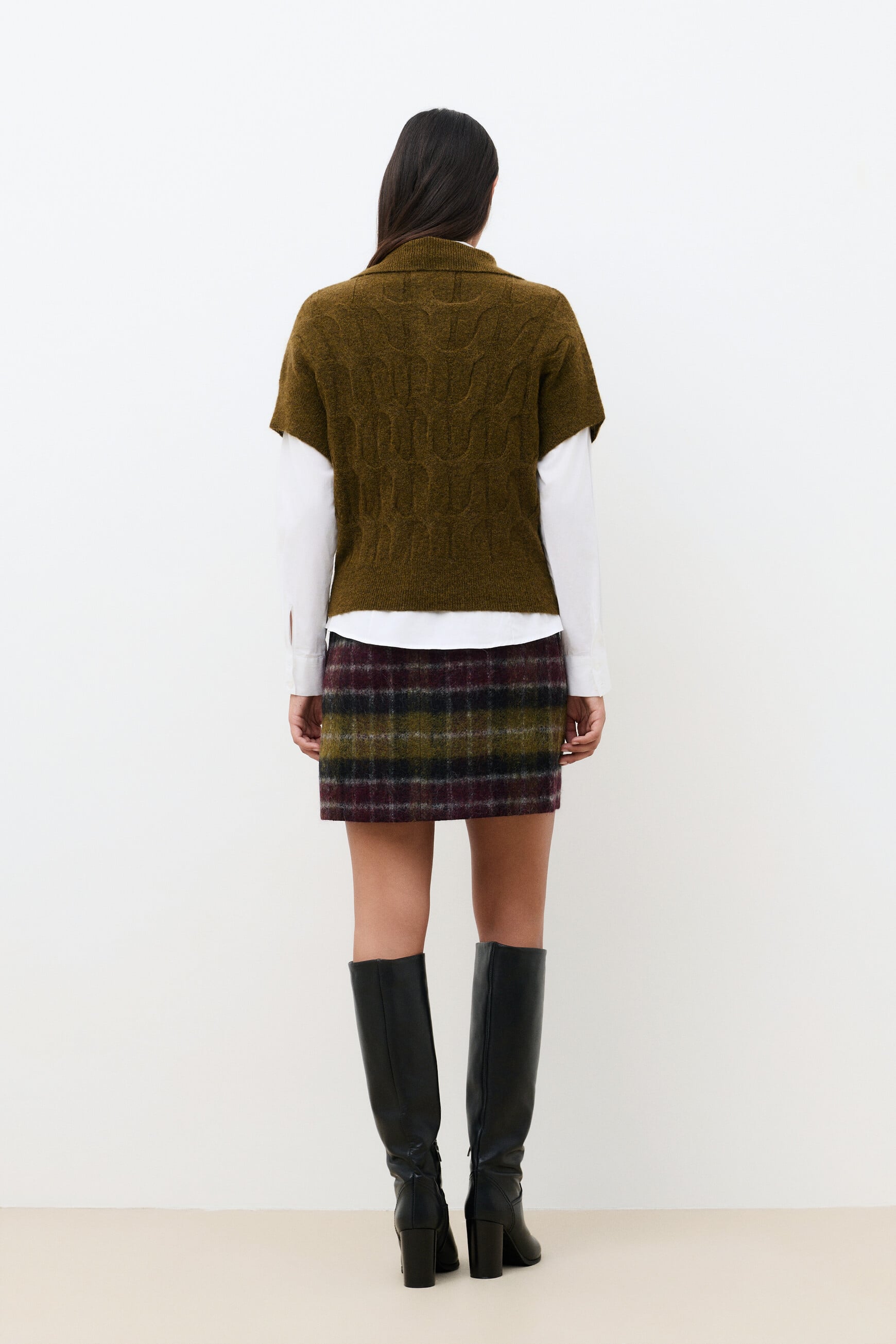 Mtanis sweater khaki green woman