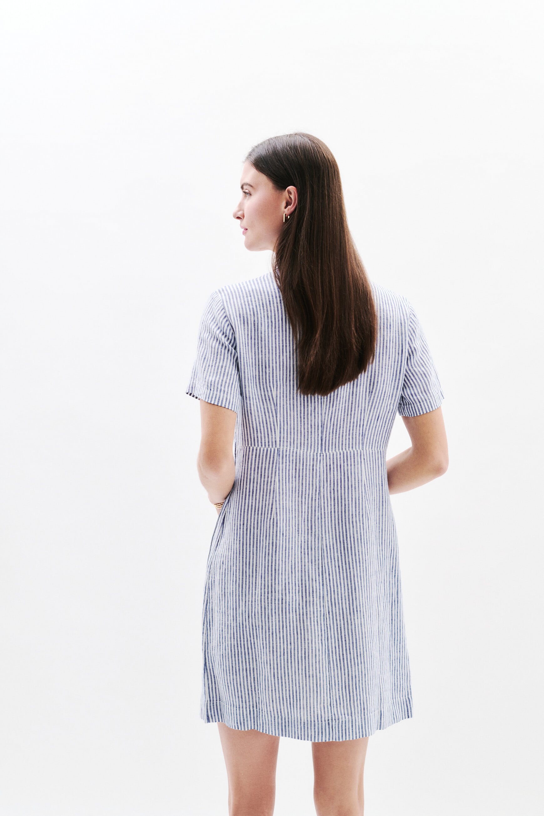Dress laure1 stone denim woman