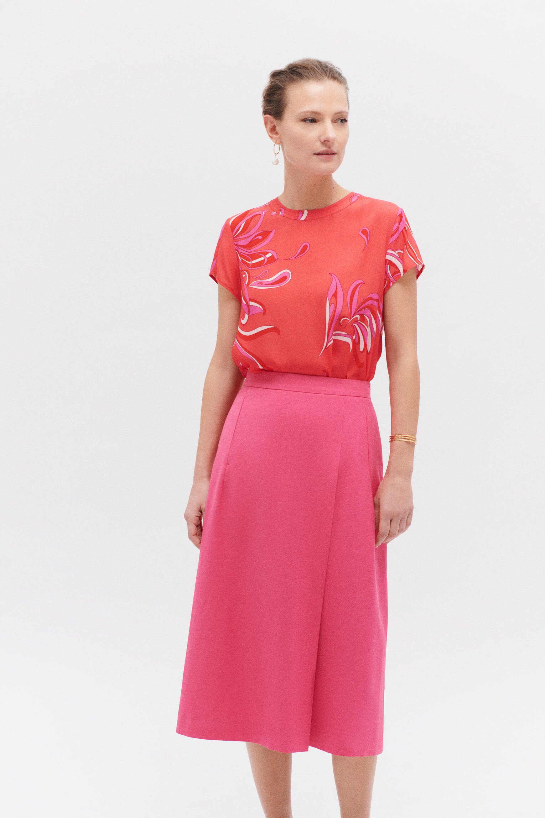 jupe nicky party rose fushia femme