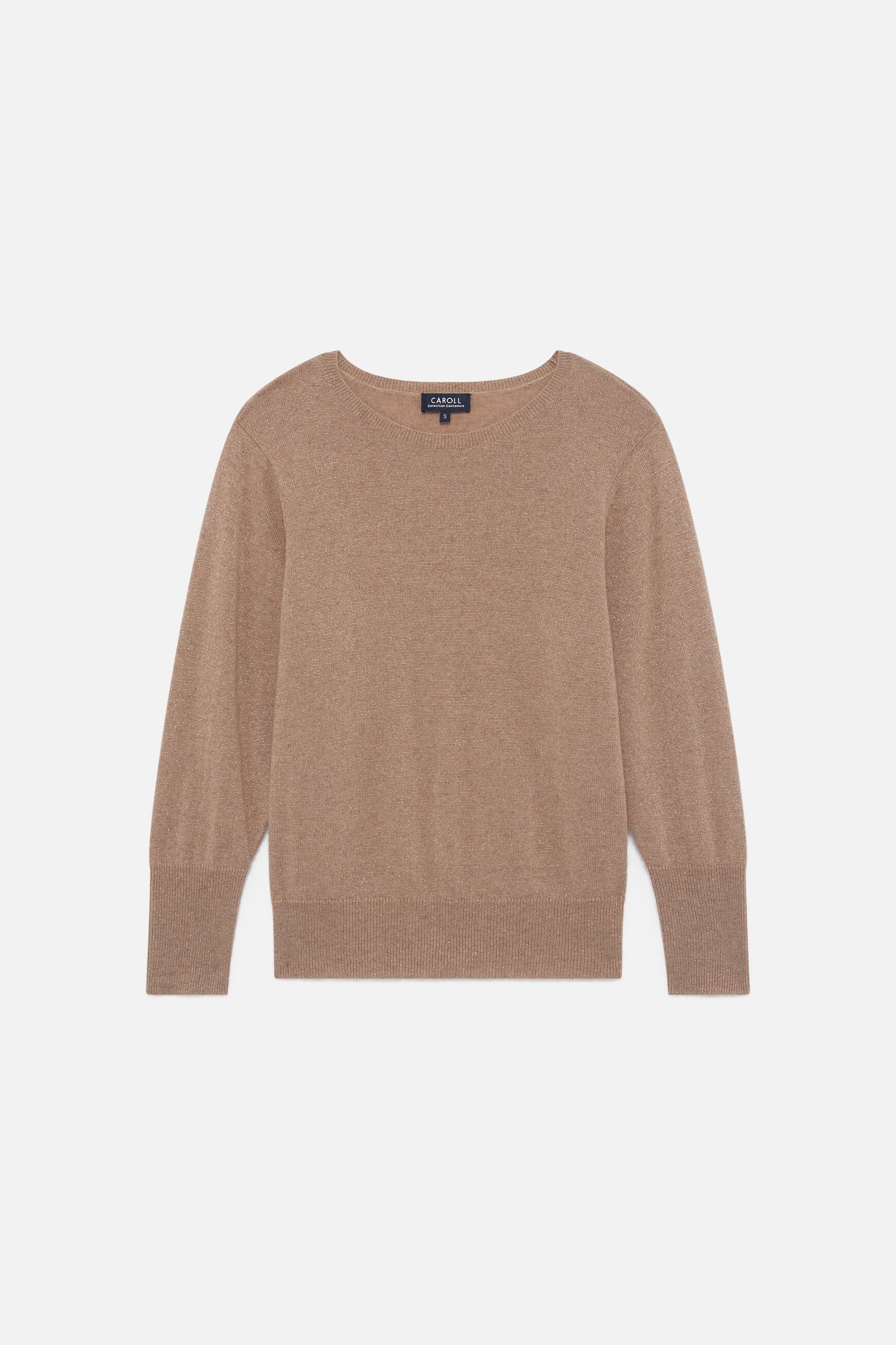 Pull Mchelsealu marron clair femme