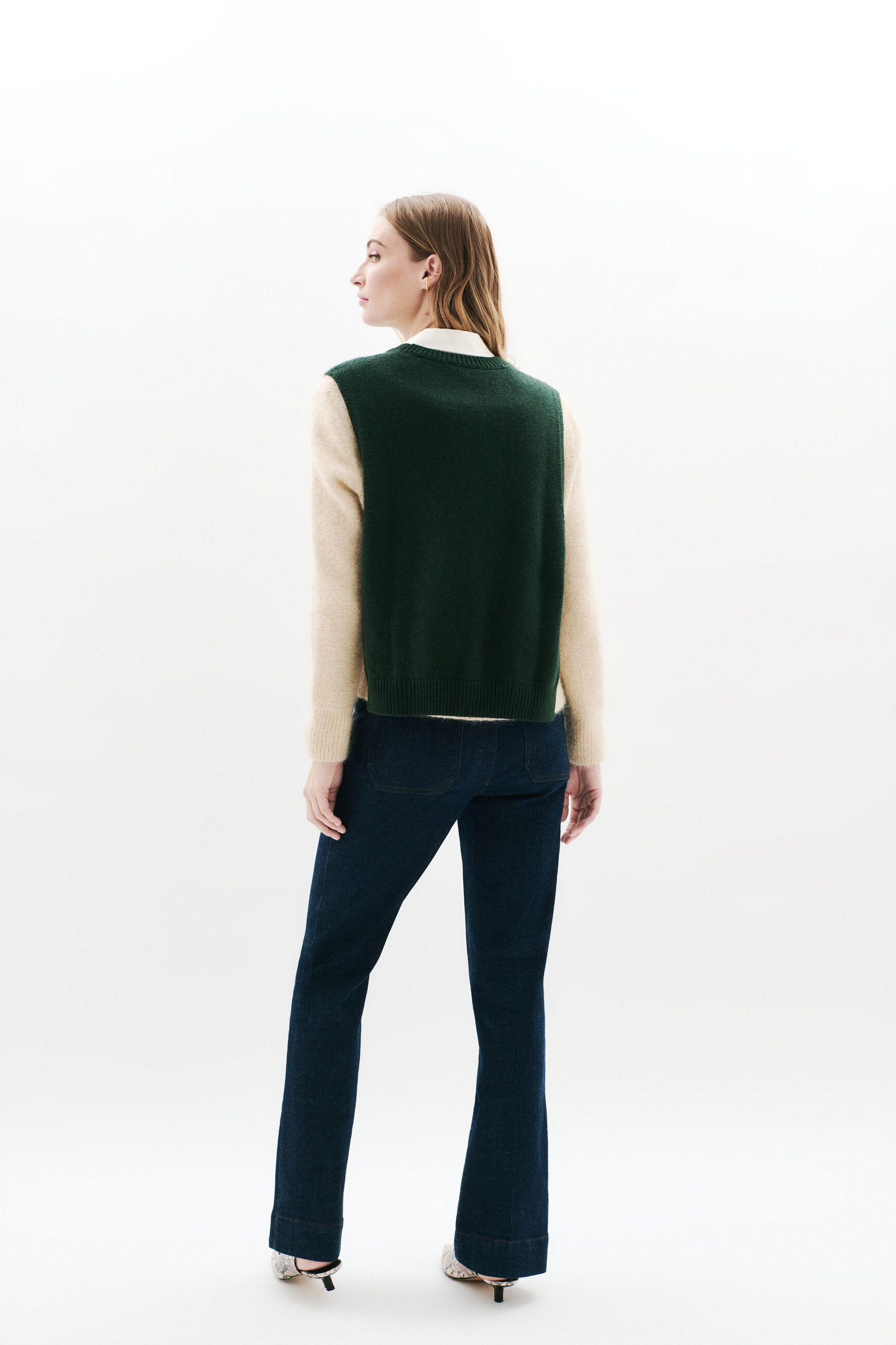 poncho hevy vert fonce vrouw poncho hevy vert foncé vrouw