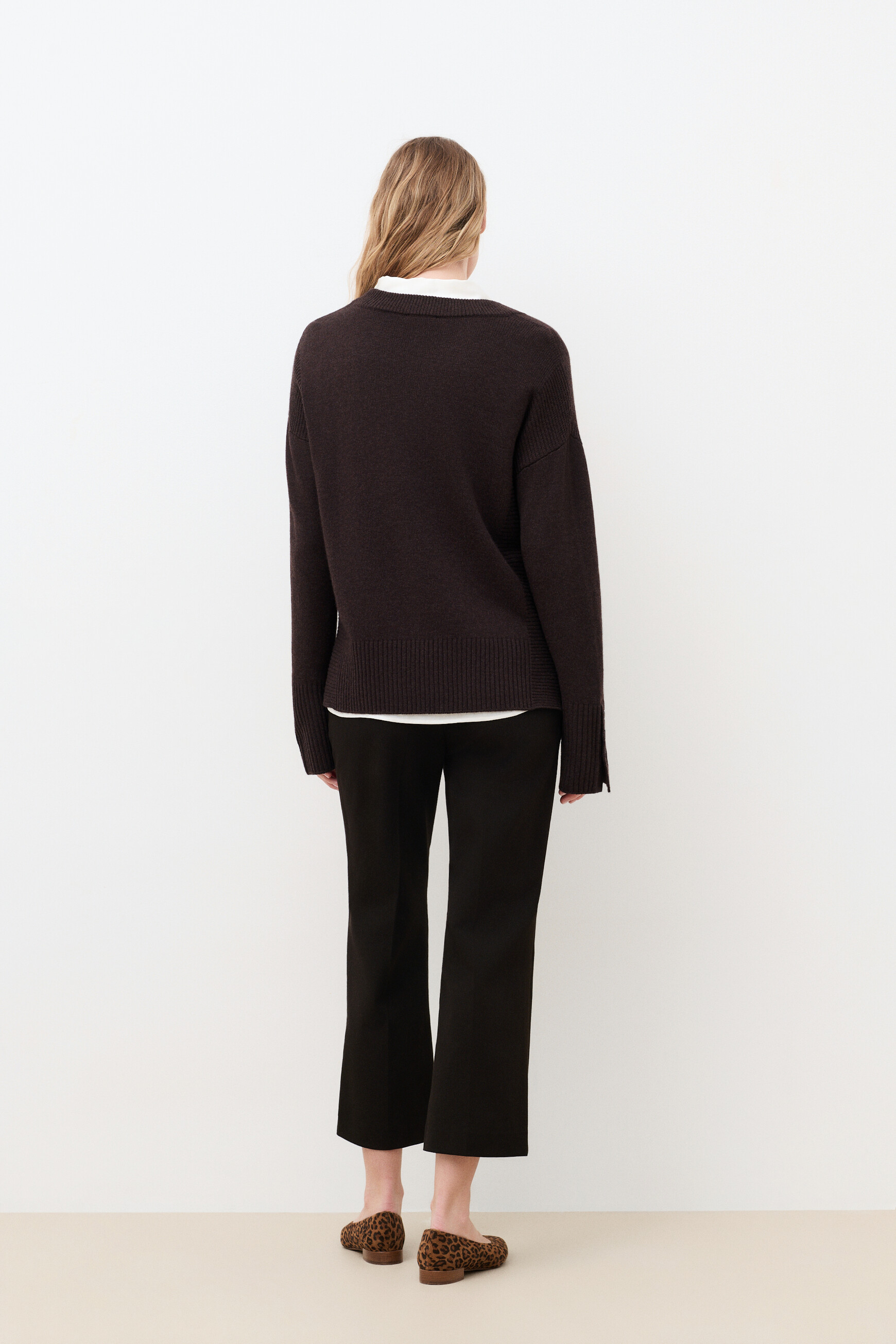 Mlancelot sweater dark brown woman