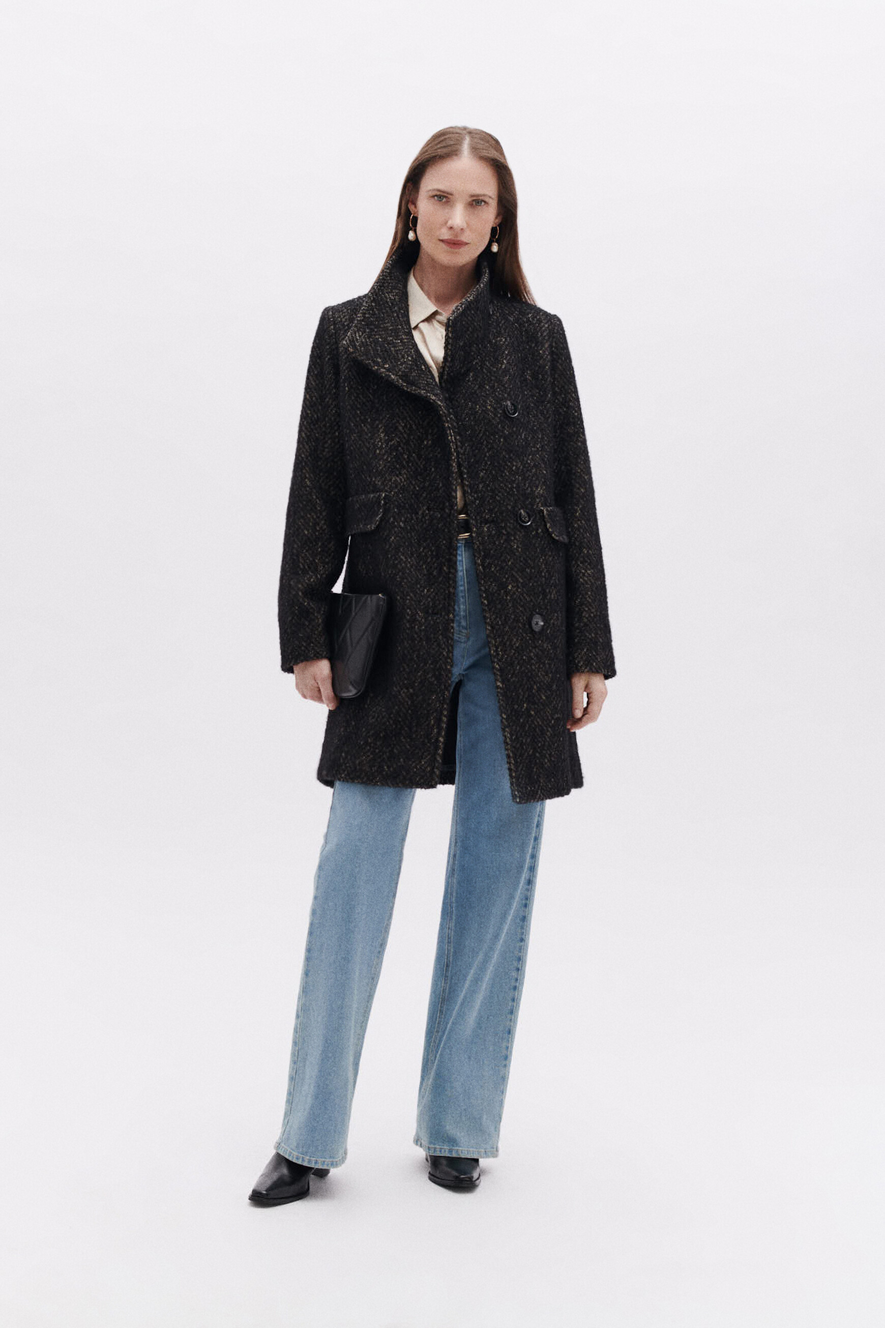 manteau gali long noir femme Manteau gali long noir femme