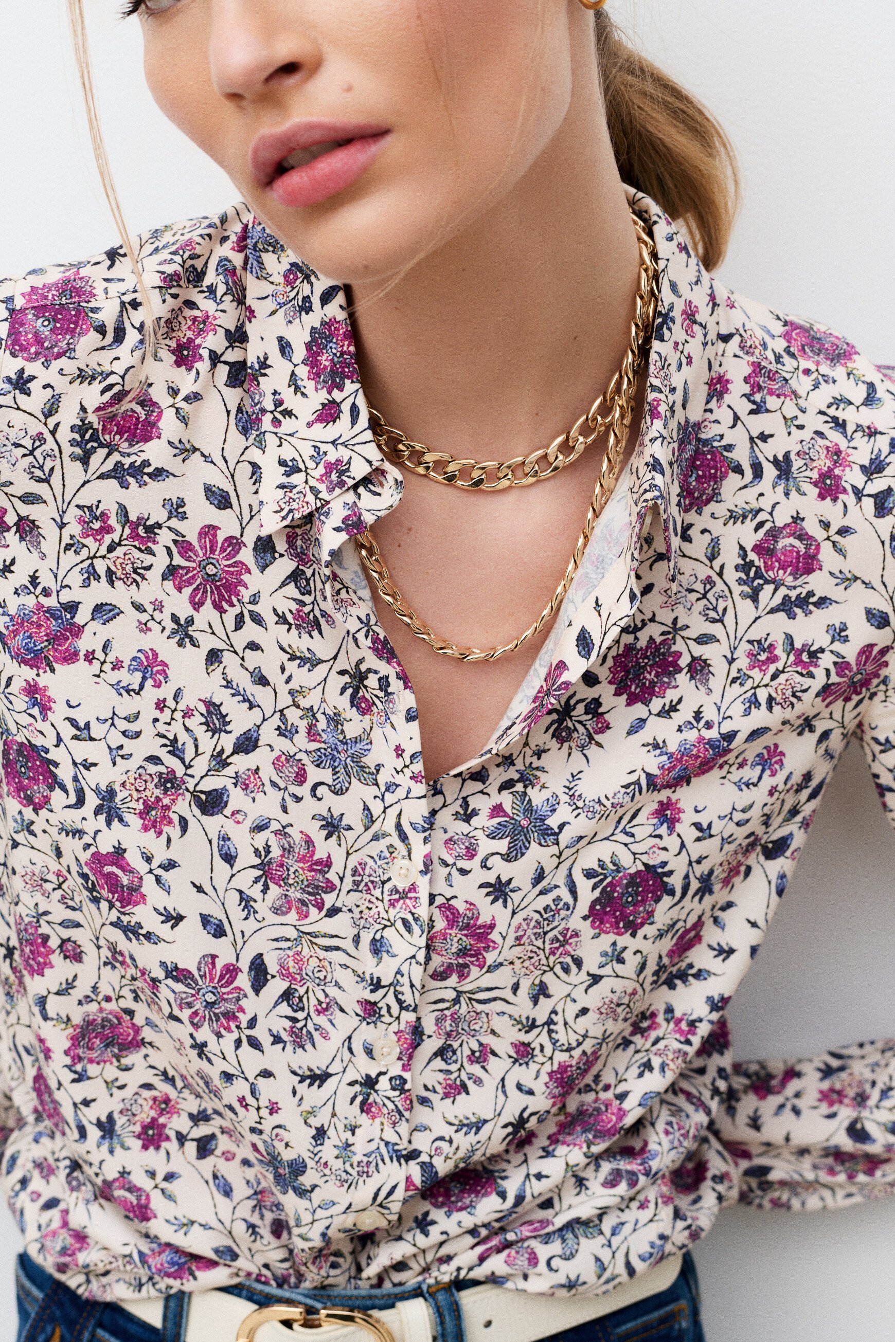 Chemise Cjessica ivoire femme