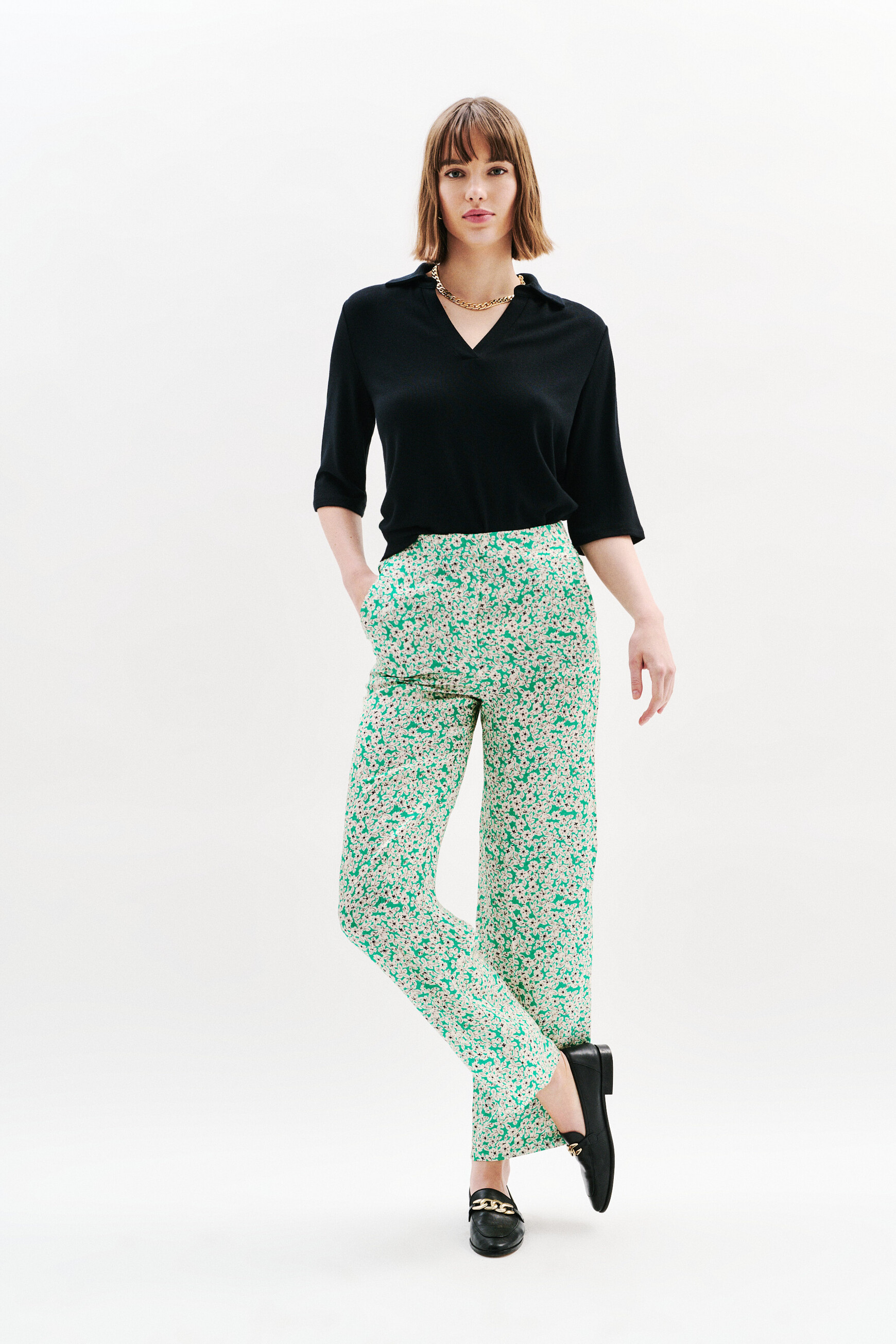 pantalon patoche vert emeraude femme Pantalon Patoche vert émeraude femme