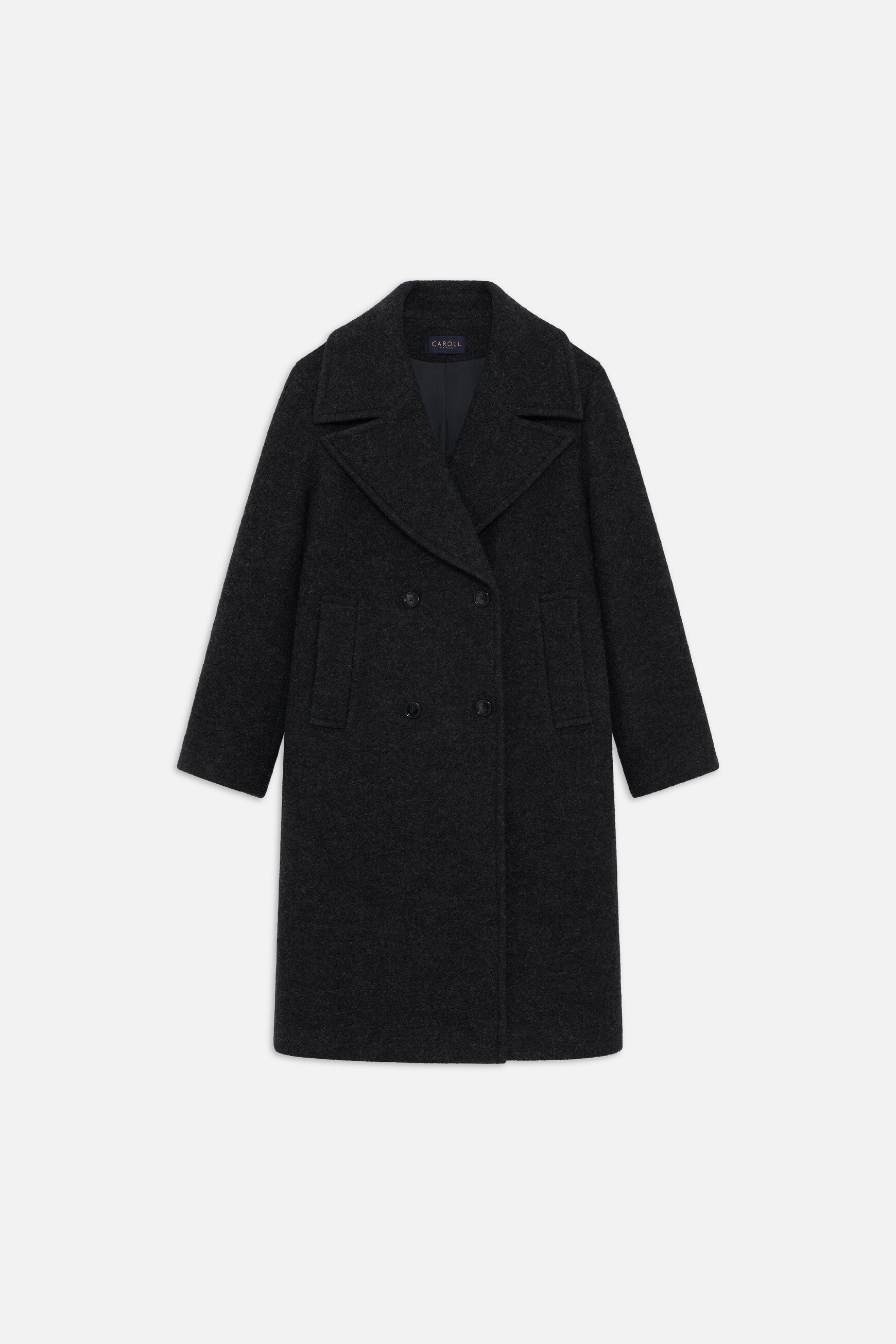 manteau gabanone bleu marine femme Manteau Gabanone bleu marine femme