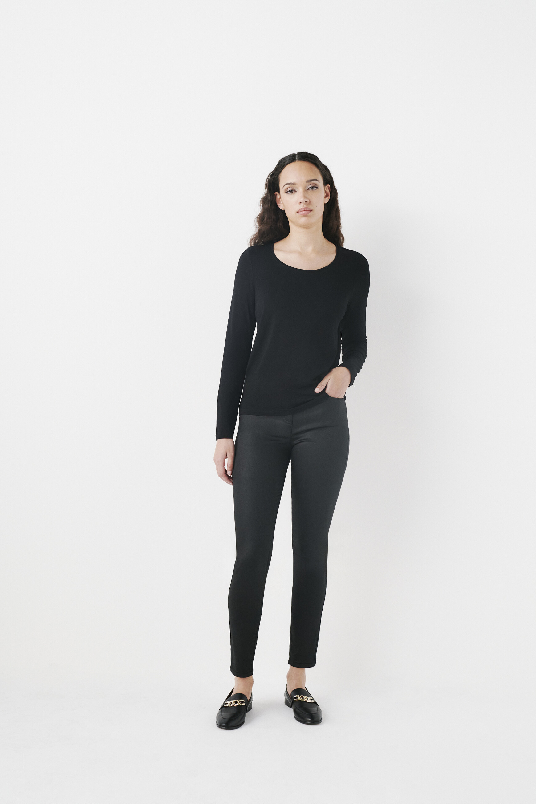 T-shirt tbasico noir femme