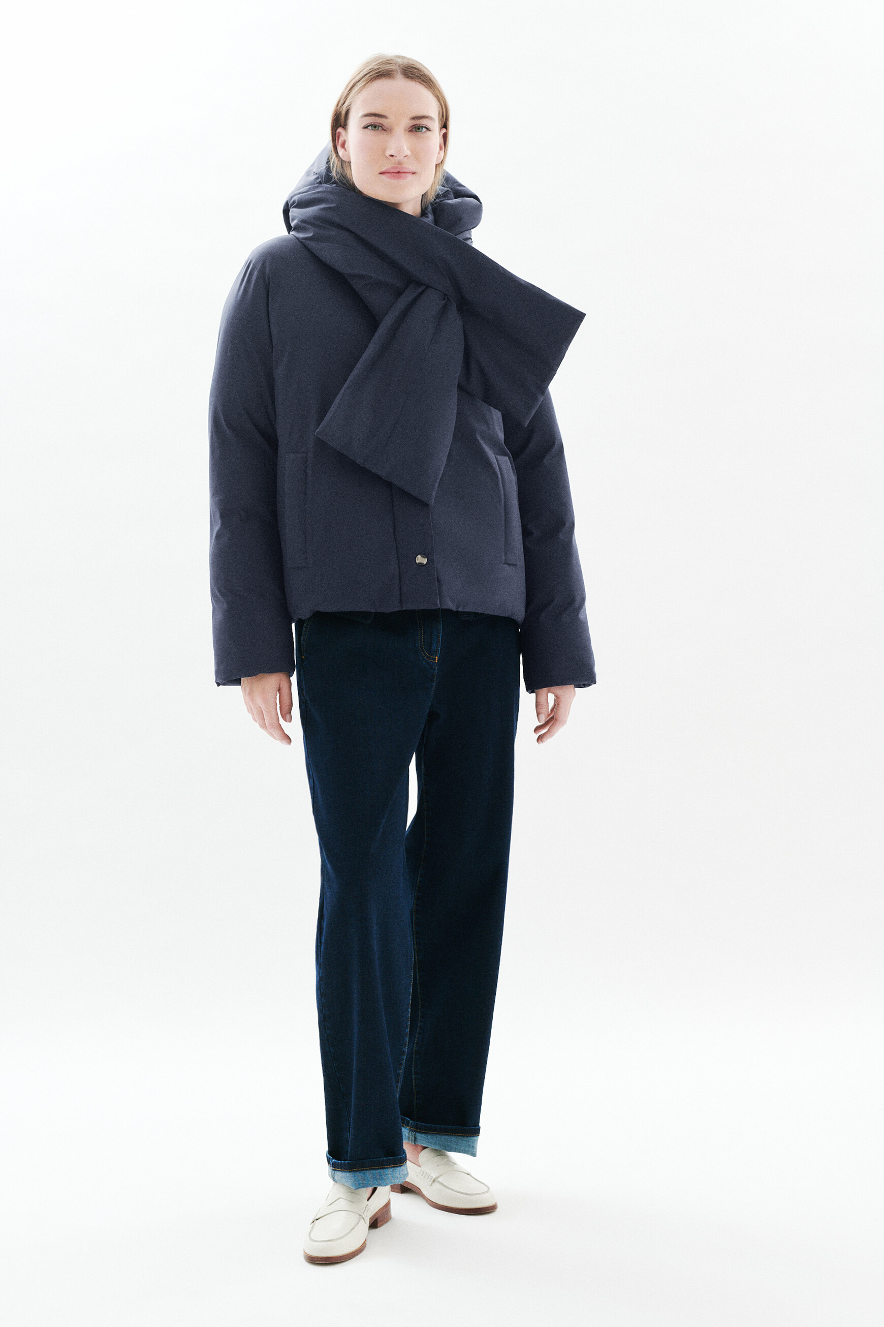 Chaqueta acolchada Goliam azul marino mujer