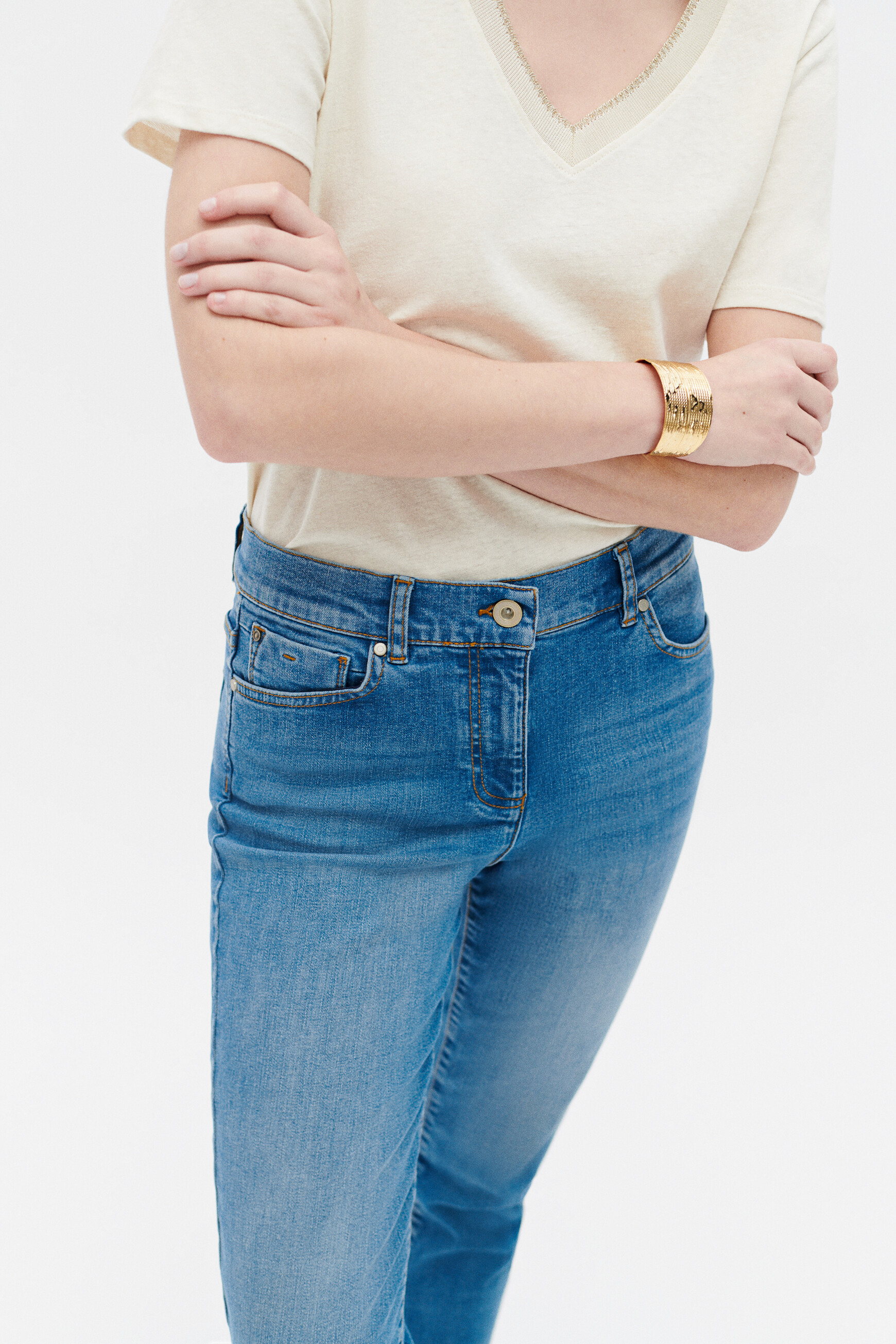 Hose Greg denim stone damen