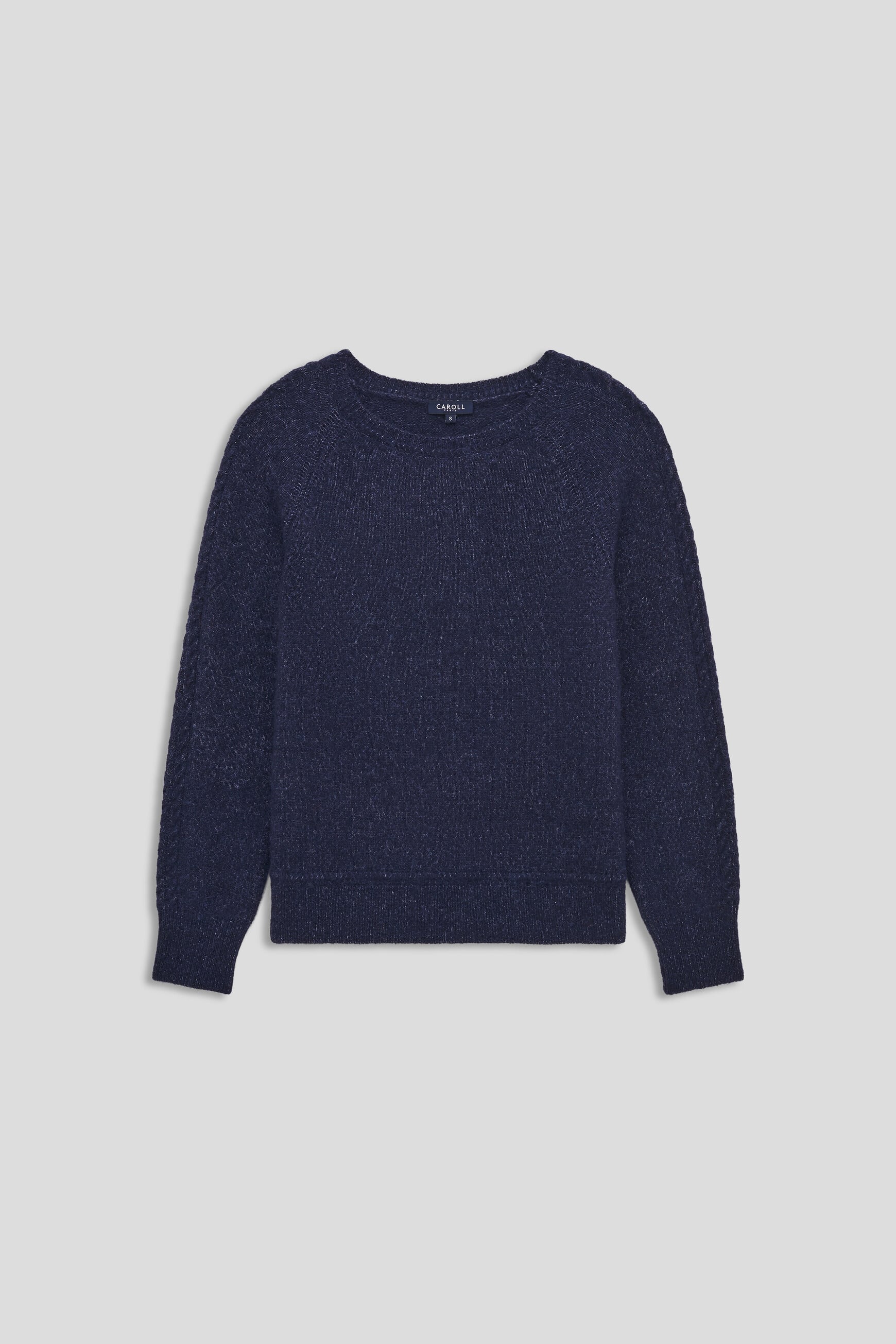 Mleo sweater navy blue woman