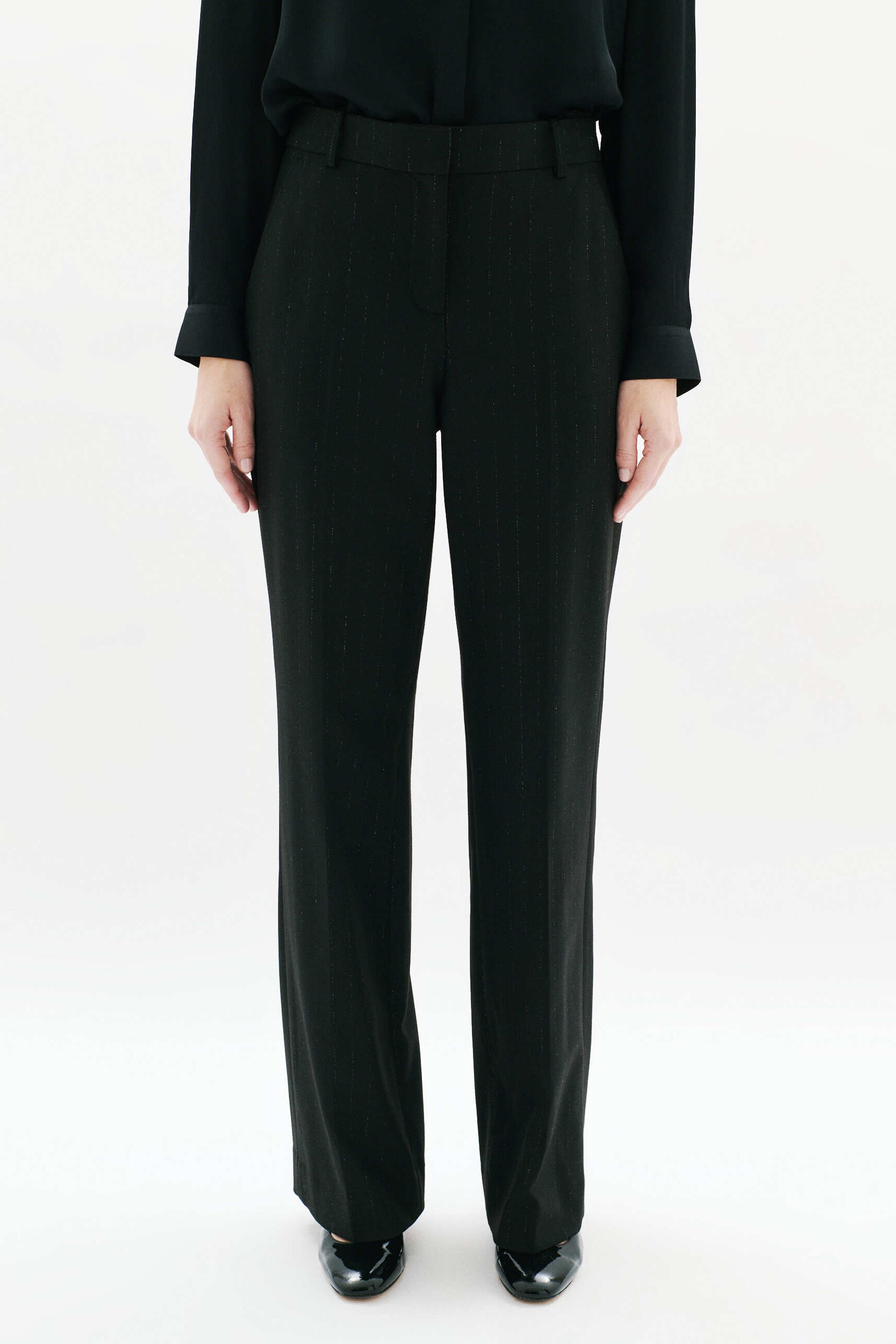 pantalon podium noir femme schwarz damen