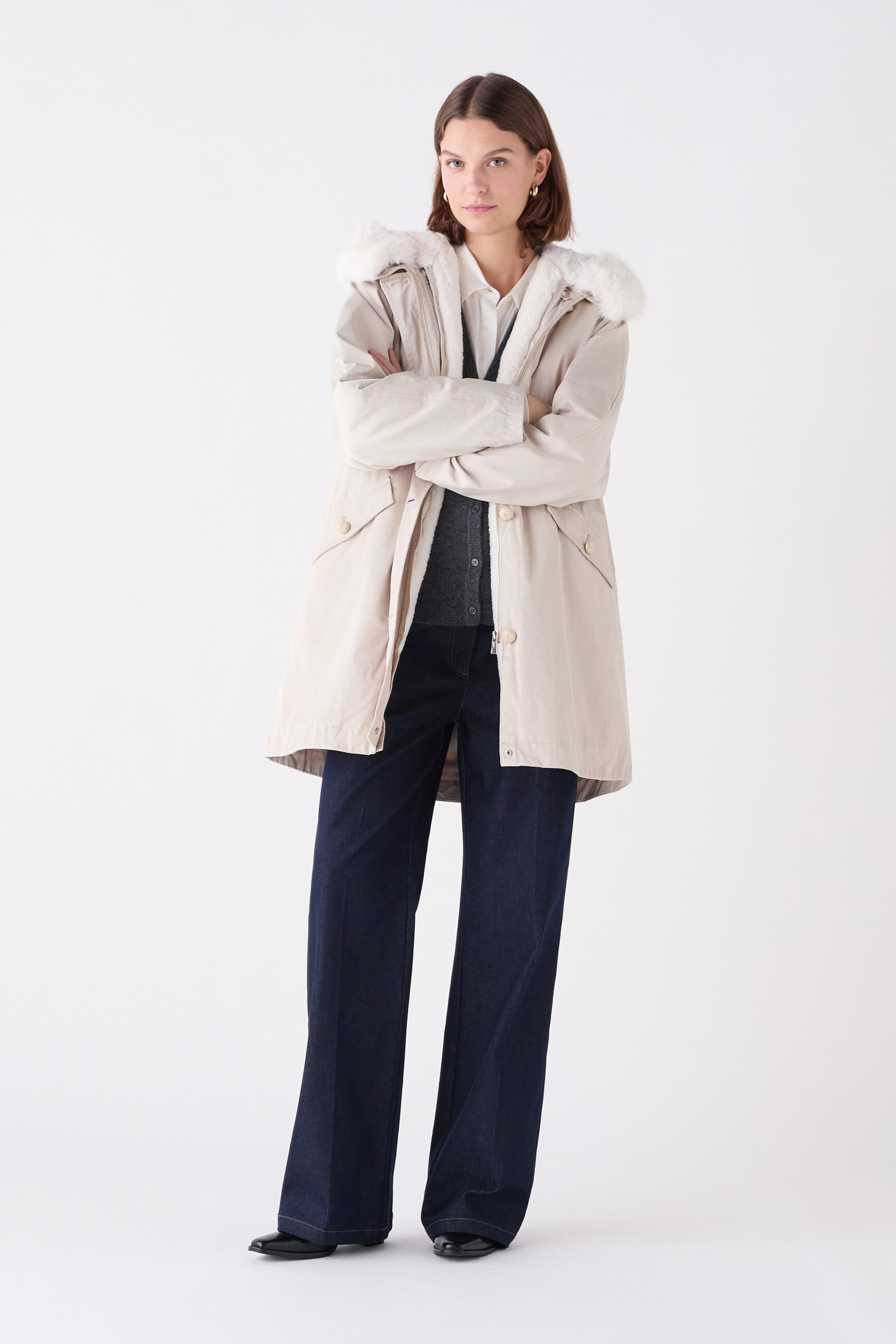 Gtoundra parka ecru woman