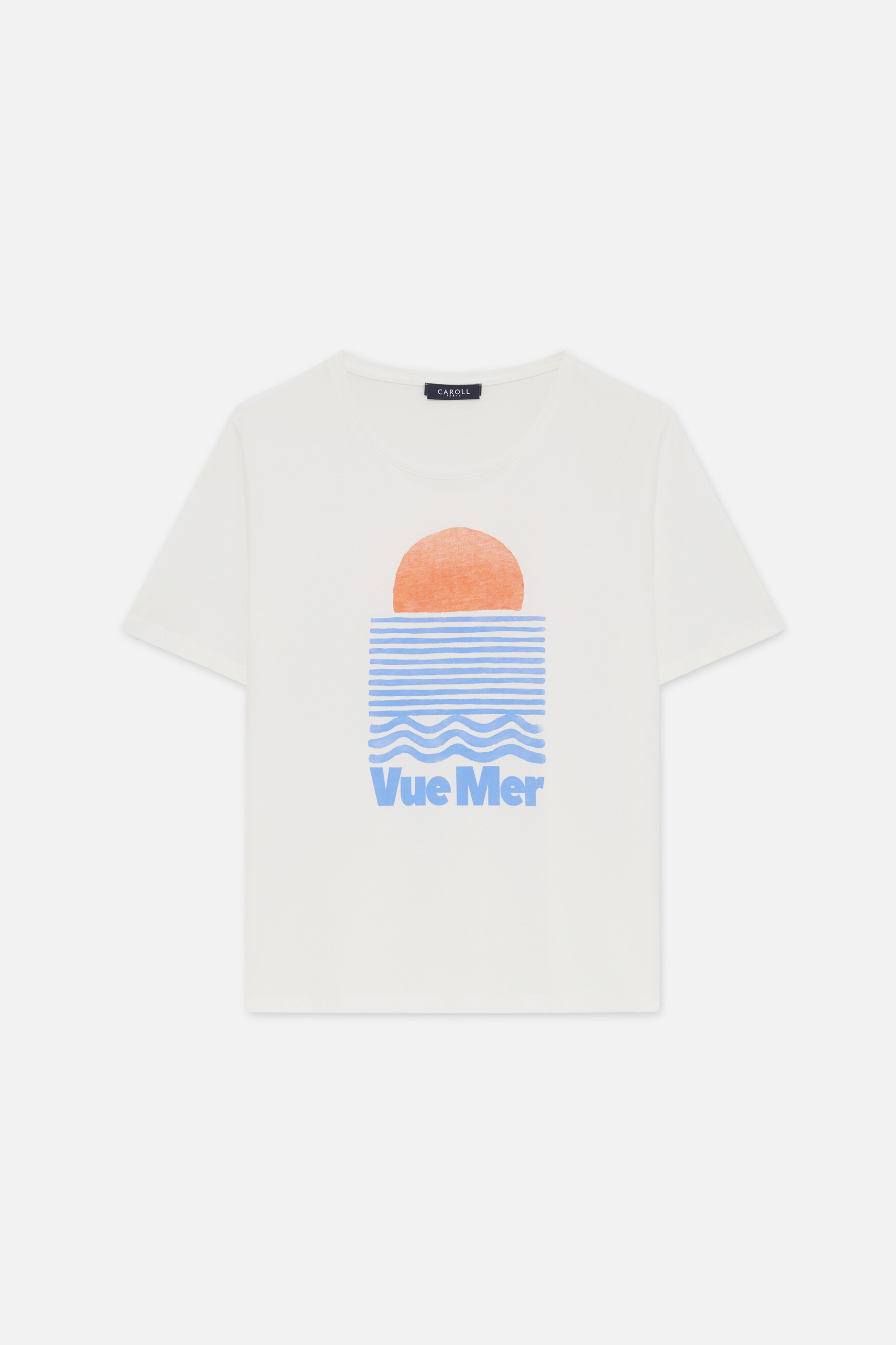 t shirt tim ocean ecru femme T-shirt Tim-Ocean ecru femme