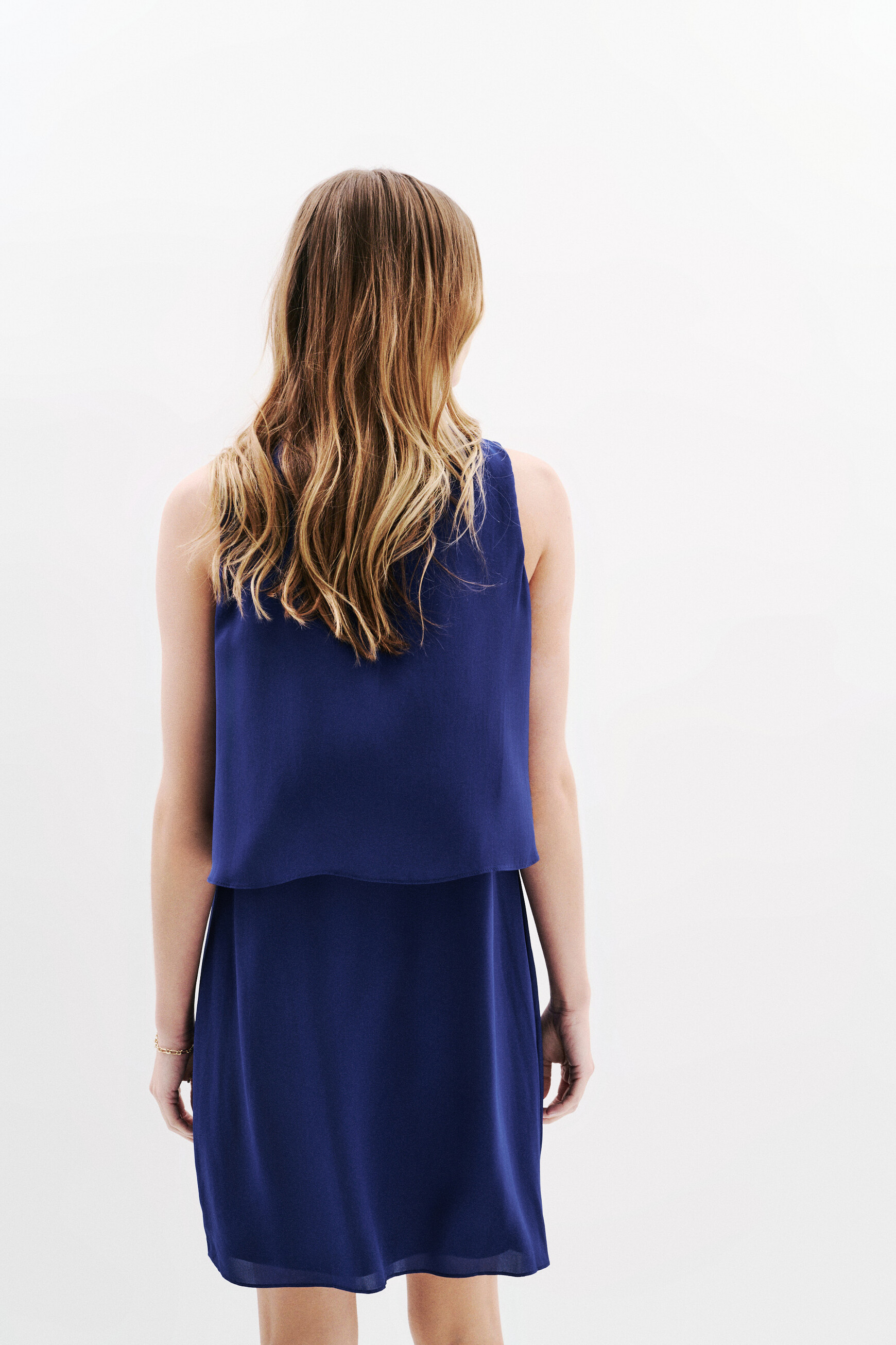 Robe Rnaoma bleu foncé femme