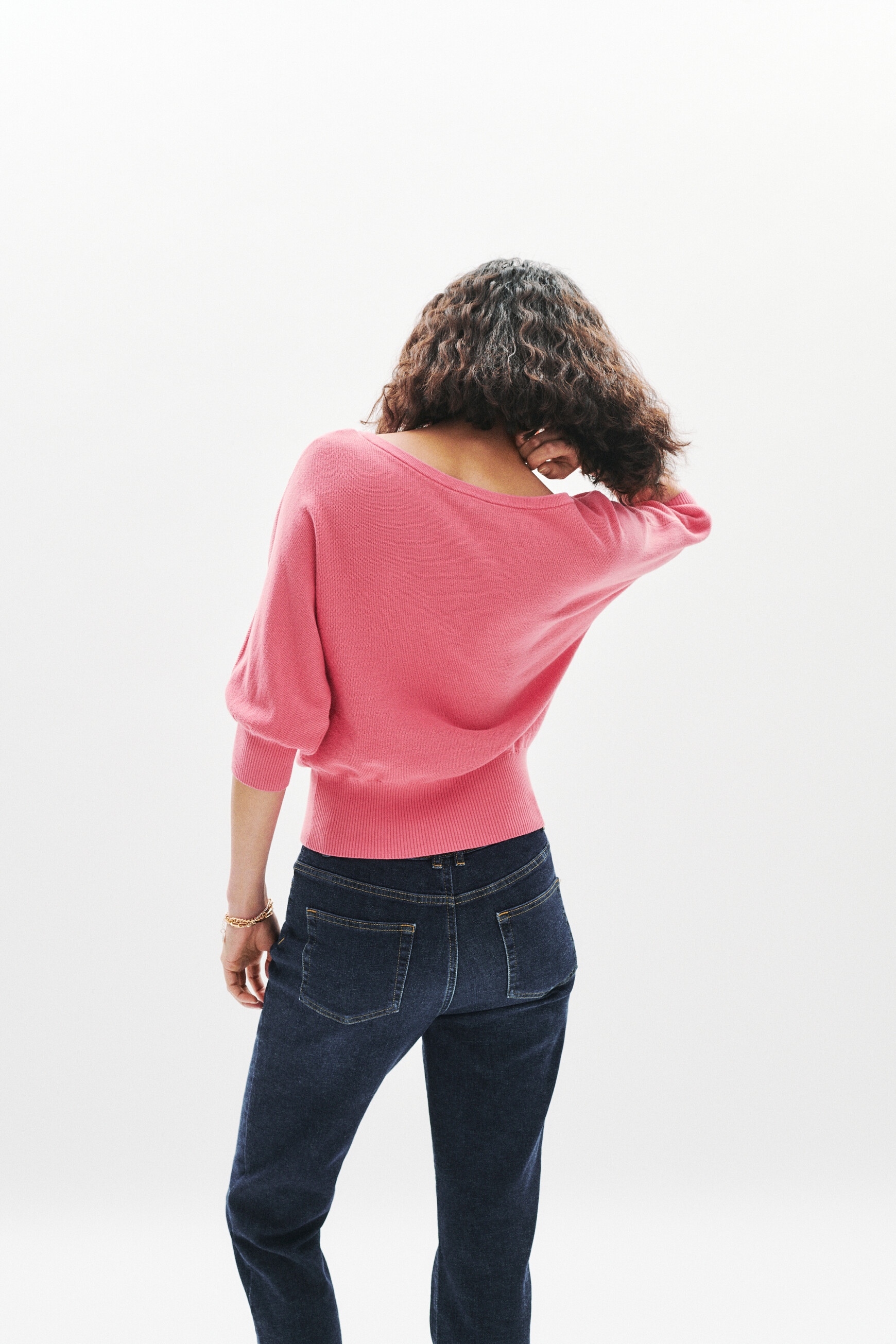 pull joan oversize rose femme Pull joan oversize rose femme