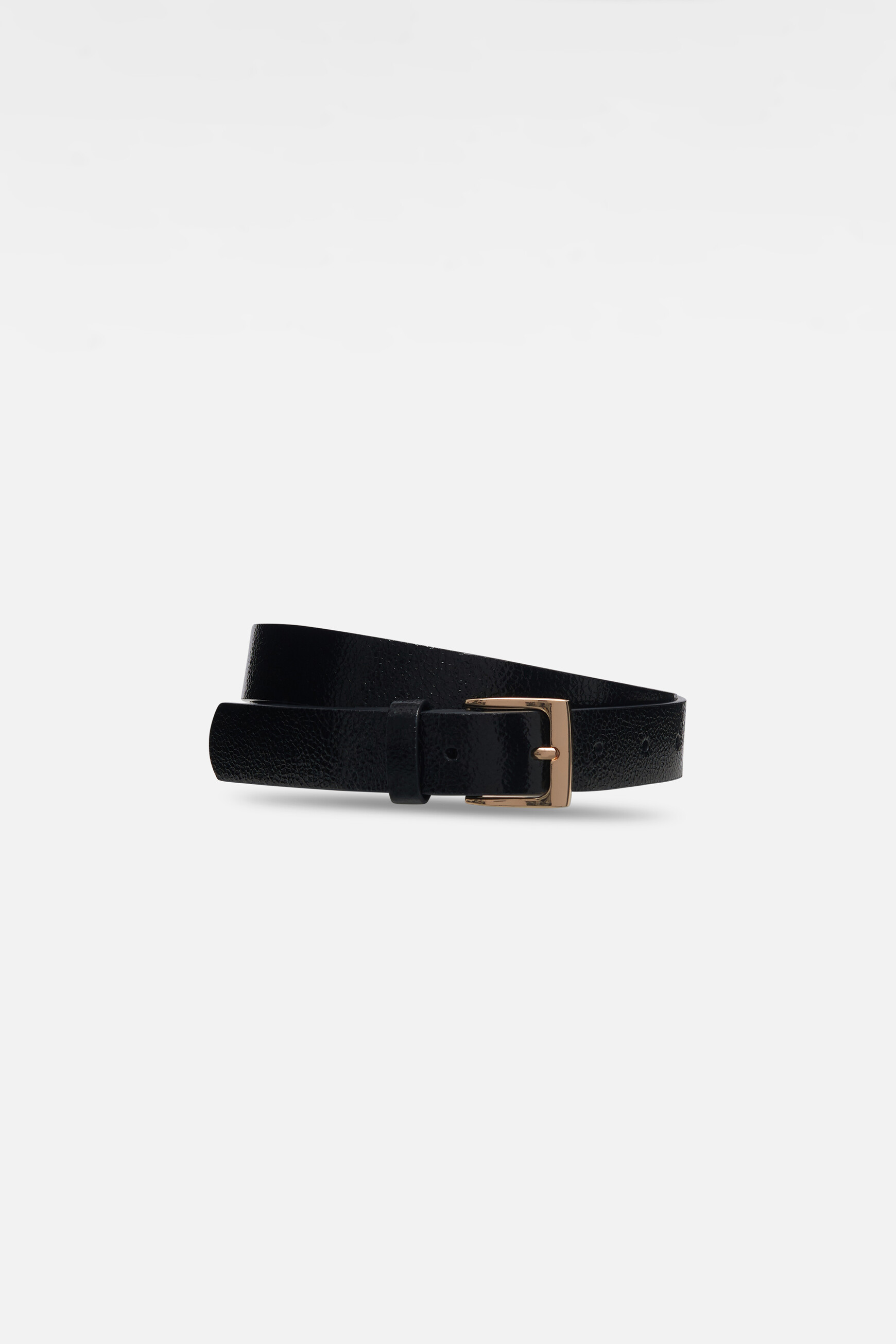 ceinture briella en croute de cuir noir femme Ceinture Briella en croûte de cuir noir femme