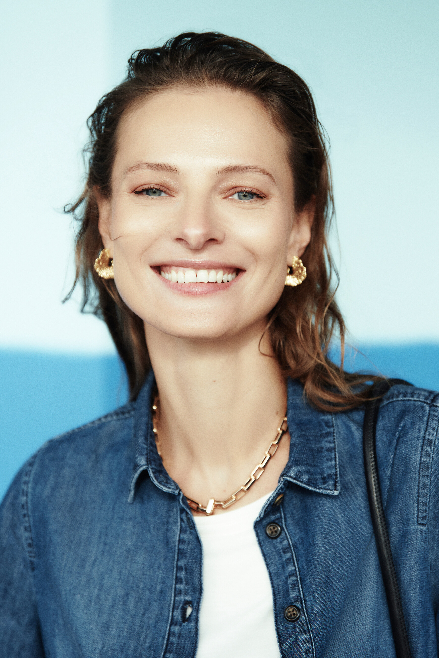 chemisier melanie denim double stone femme chemisier melanie denim double stone femme